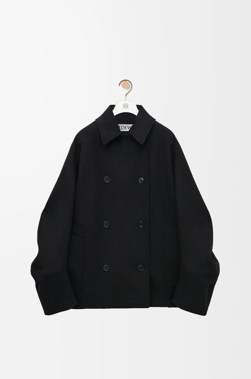 Loewe o1loc1c0525 Peacoat in Black Size XS / US 0-2 / IT 36-38 - 1 Thumbnail