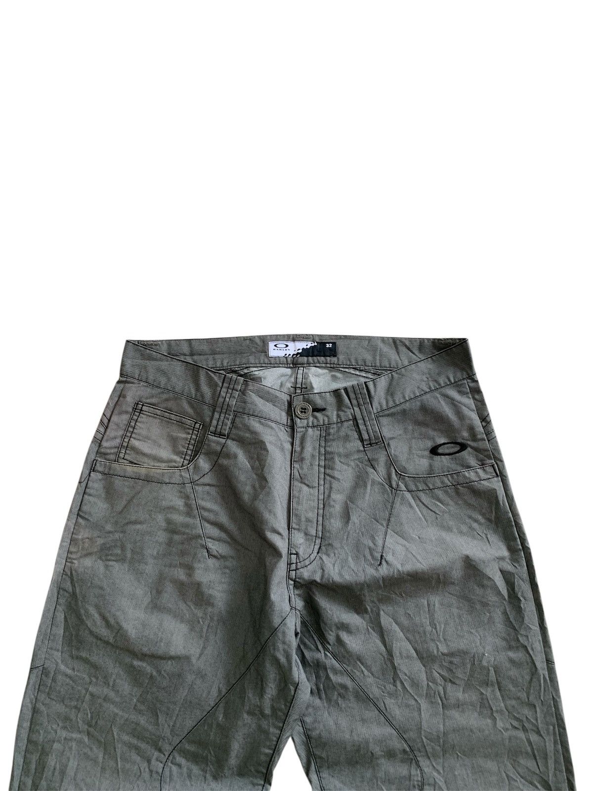 Oakley Vintage 00s Oakley Skull Faded Twisted Pants Size US 32 / EU 48 - 4 Thumbnail