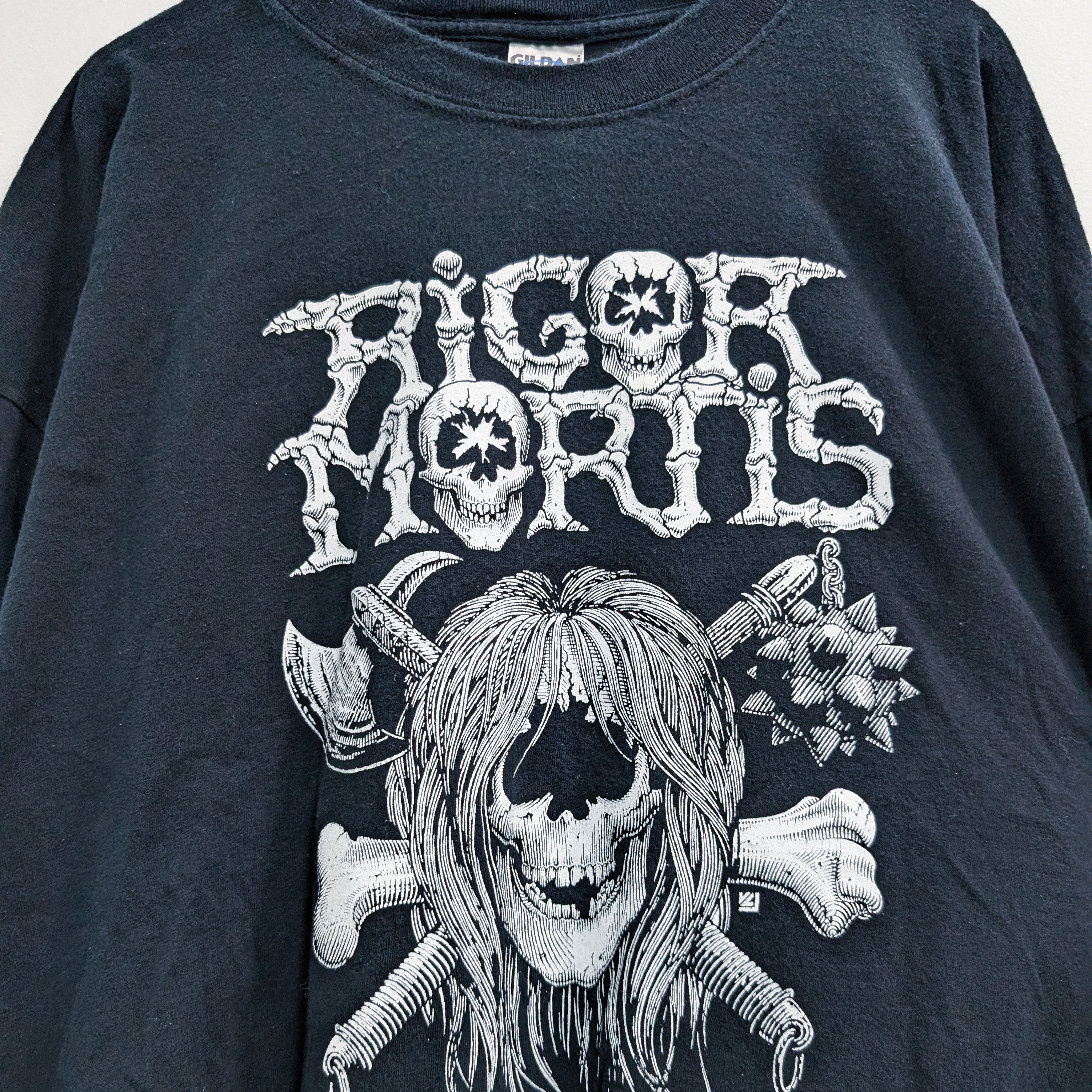 Vintage 2000's Rigor Mortis Tshirt Size US XXL / EU 58 / 5 - 2 Thumbnail