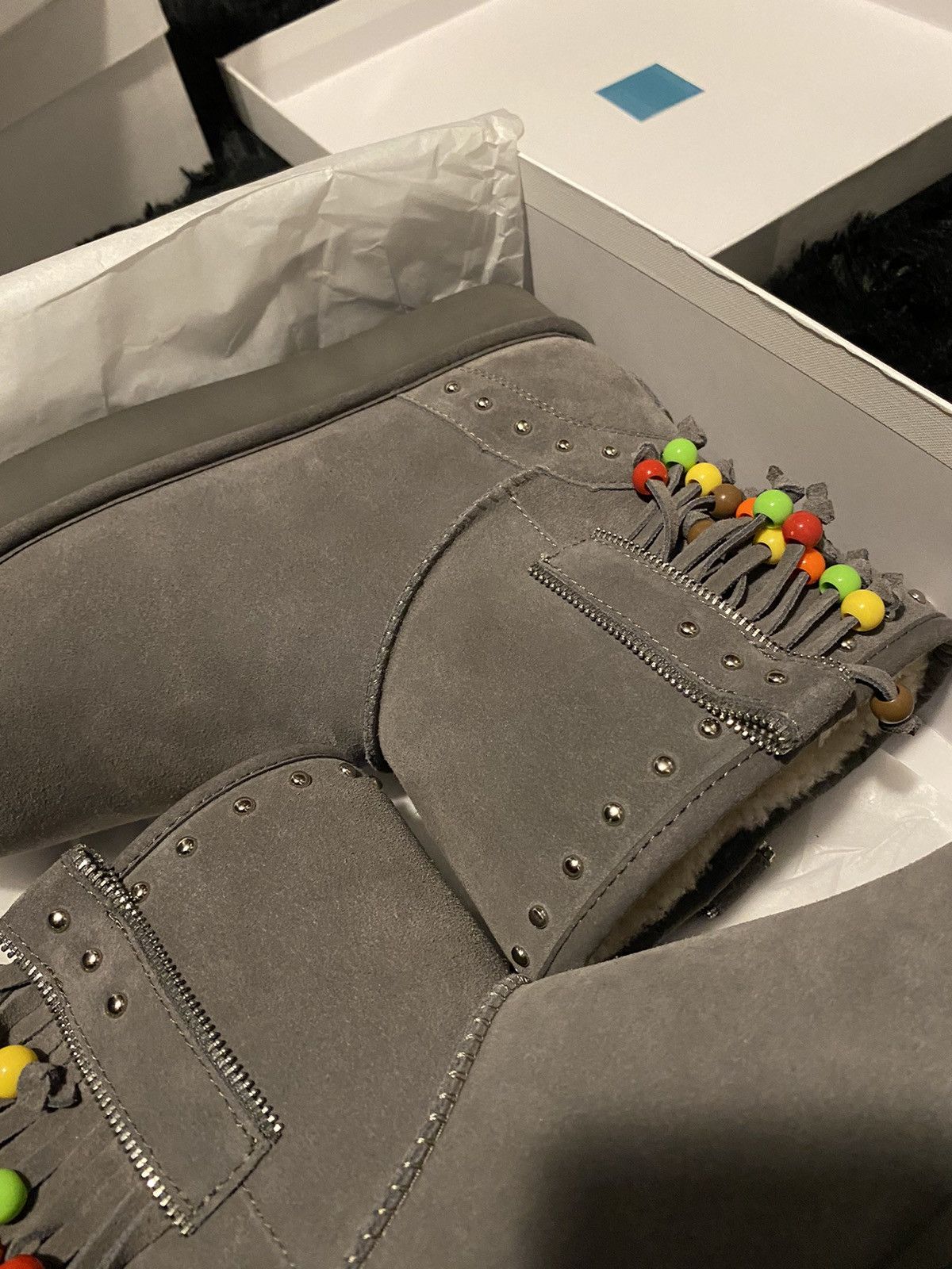 1199 Bazo1199 Surfer Beaded Ugg Boots Size US 11 / EU 44 - 6 Thumbnail