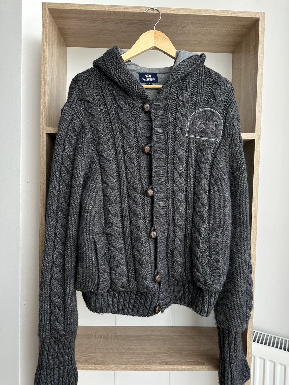 Vintage PRL La Martina Sweater Grey Polo Ralph Lauren