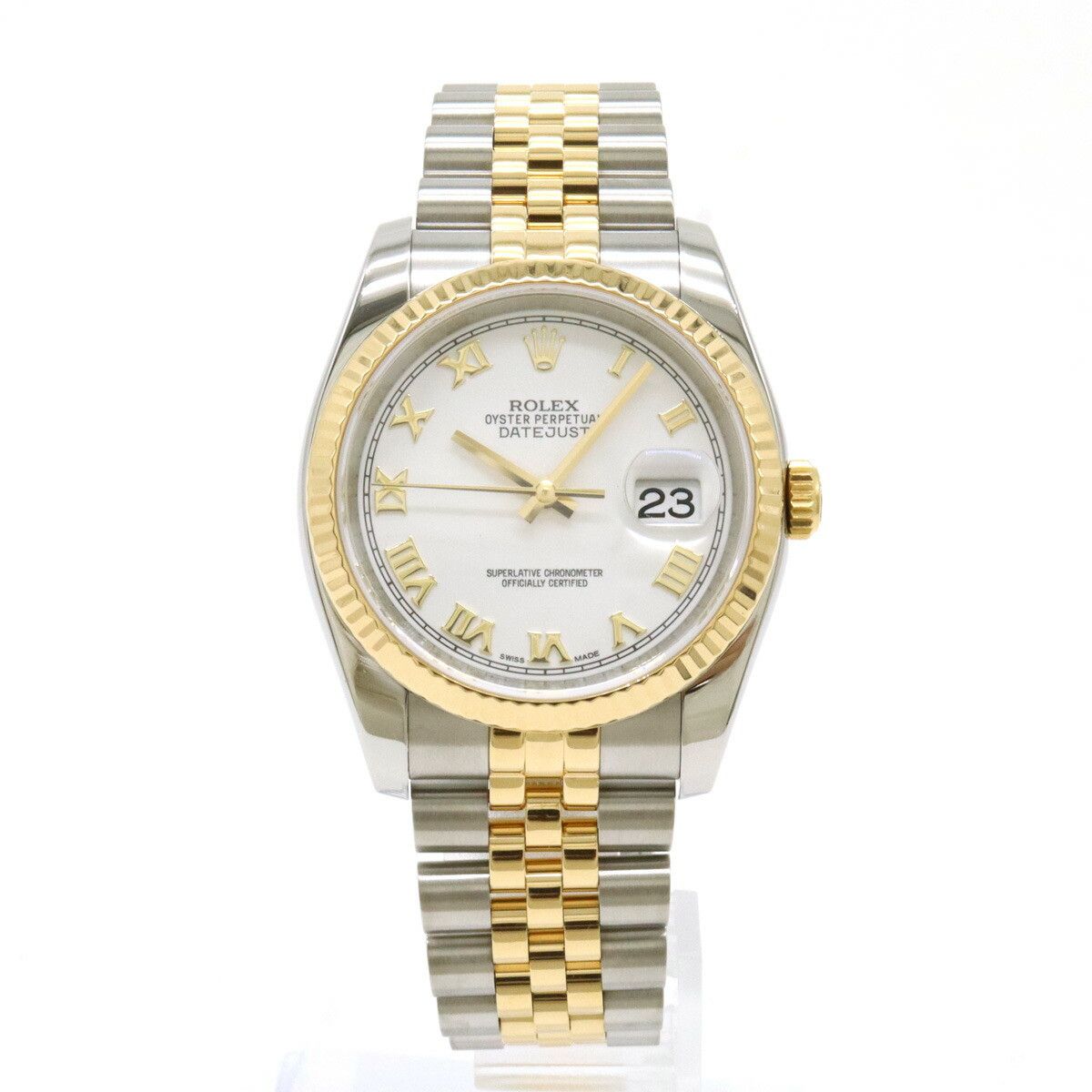 Rolex Rolex Rolex Datejust SS Au750 Automatic Metal Automatic 116233 DUTY FREE for USA Size ONE SIZE - 1 Thumbnail