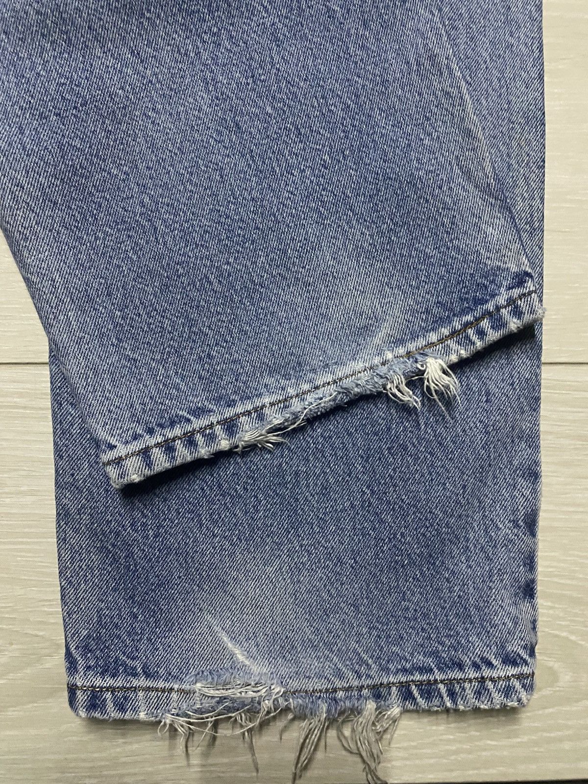Levi's Vintage Levis Signature Faded Wash Distressed Loose Jeans Size US 34 / EU 50 - 11 Thumbnail