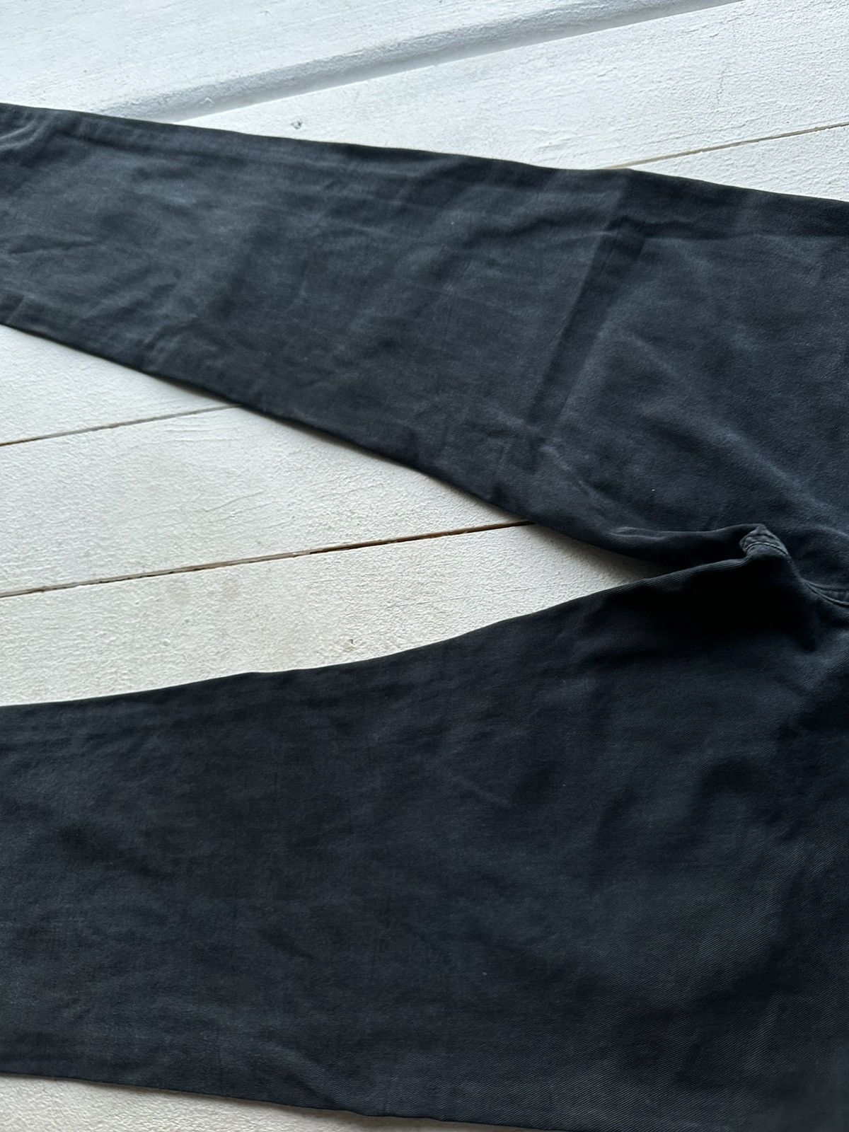 Armani 🚨Y2K WOMEN ARMANI JEANS WITH LOGO AVANT GARDE DENIM PANTS Size 29" - 3 Thumbnail