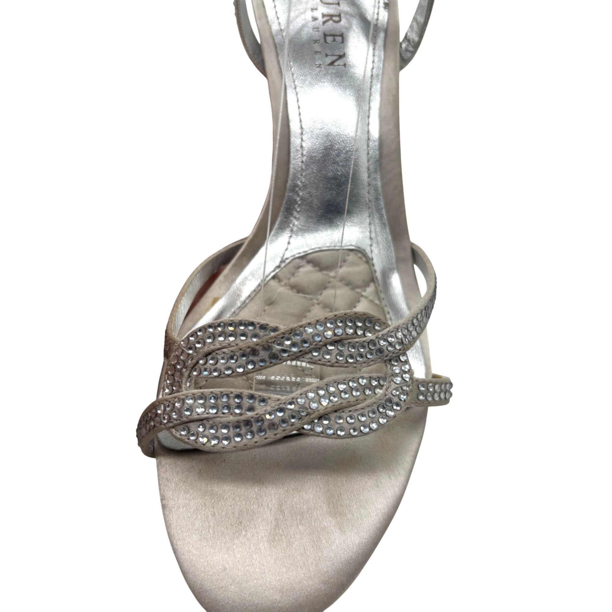 Lauren Ralph Lauren Lauren Ralph Lauren Women's Stephanie Dress Sandals, Champag Size US 7 / IT 37 - 14 Thumbnail
