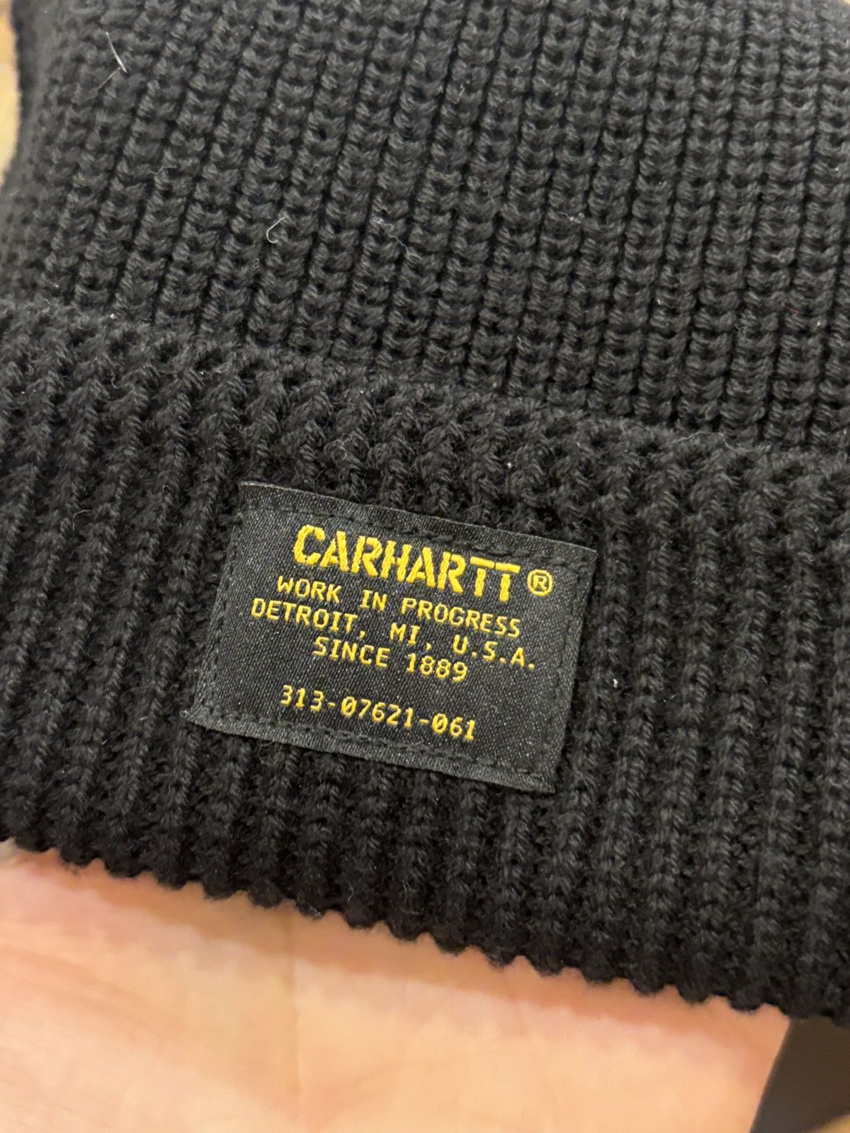 Carhartt Carhartt WIP Truman Beanie Black Size ONE SIZE - 3 Thumbnail