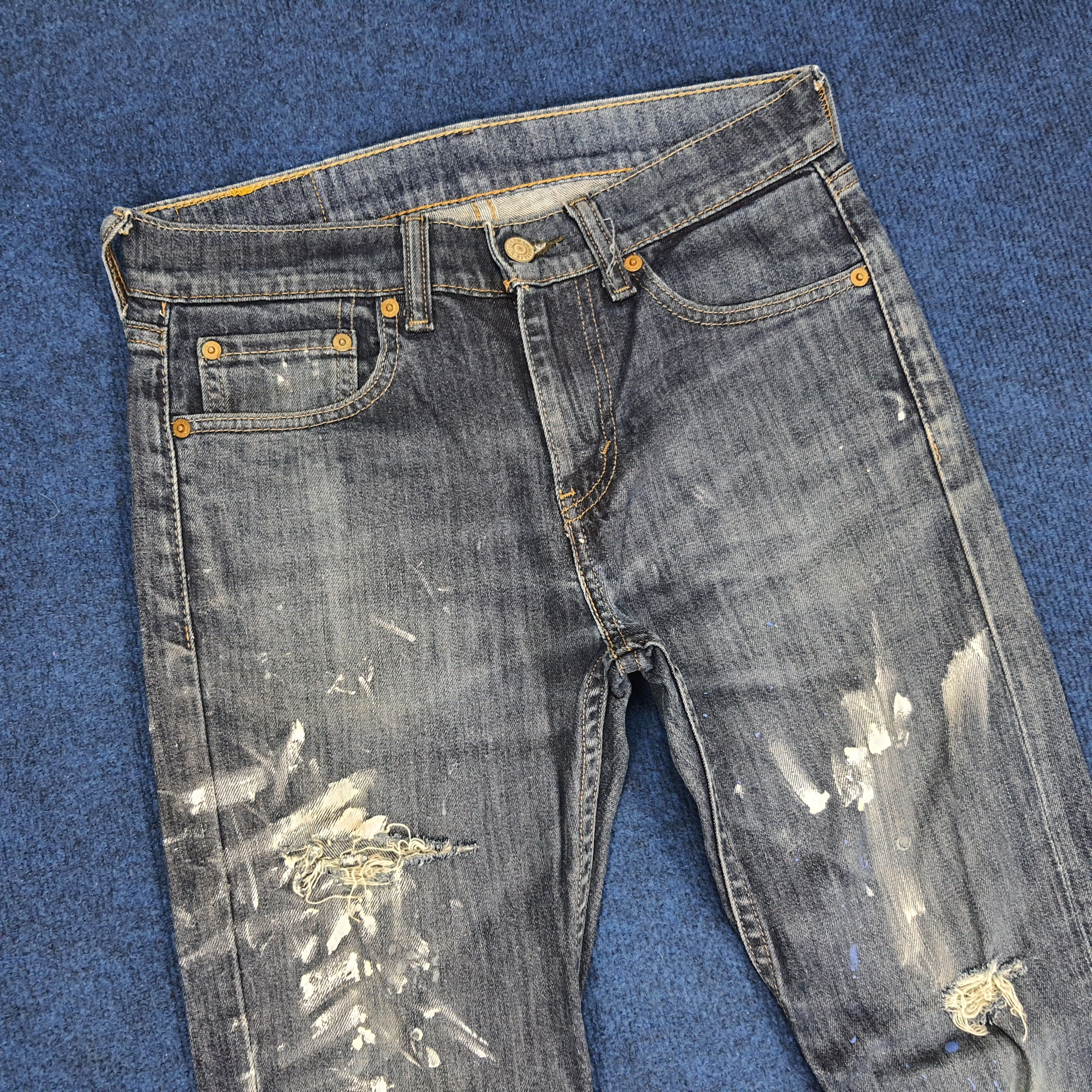Levi's × Vintage Vintage Levi's 510 Art Distressed Style Jeans Size US 29 - 2 Thumbnail