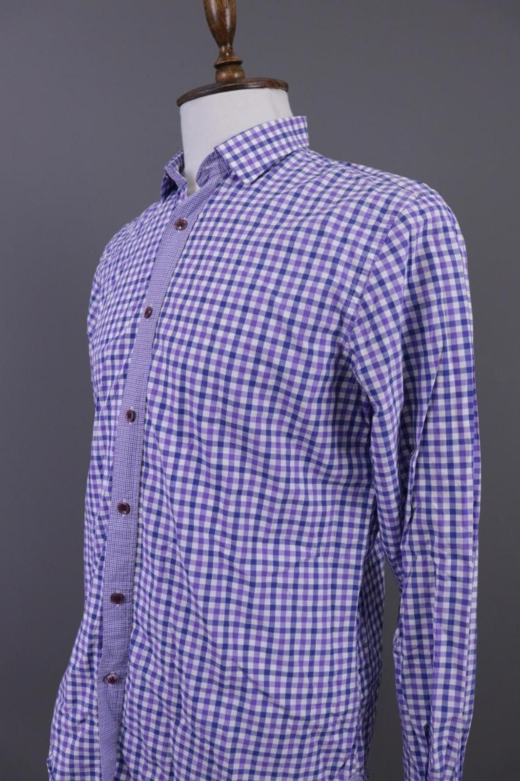 Etro Etro Luxury Multicolor Check Button Down Shirt Size 42 Size US M / EU 48-50 / 2 - 10 Thumbnail