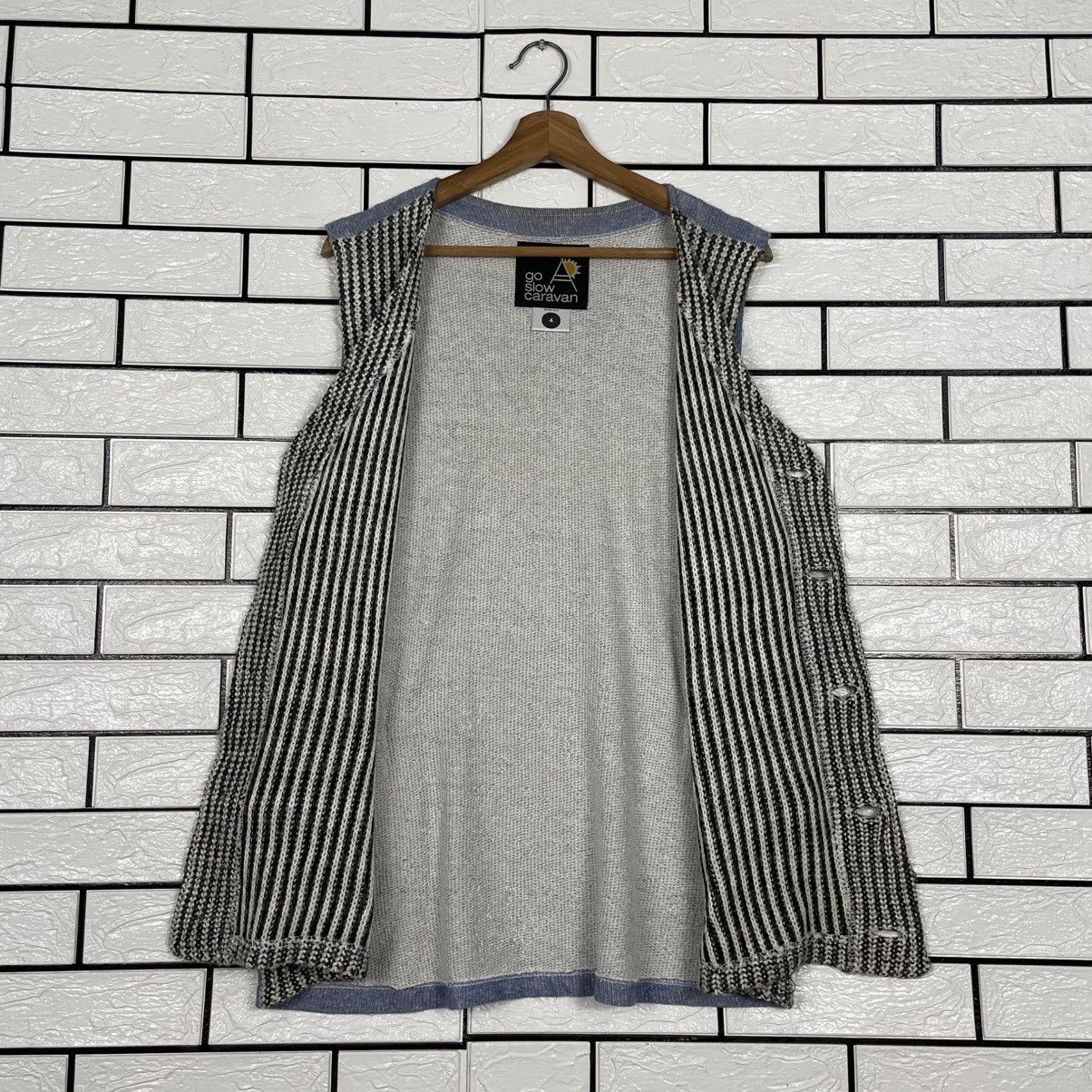 Japanese Brand Go Slow Caravan Hickory Vest Size US M / EU 48-50 / 2 - 12 Thumbnail