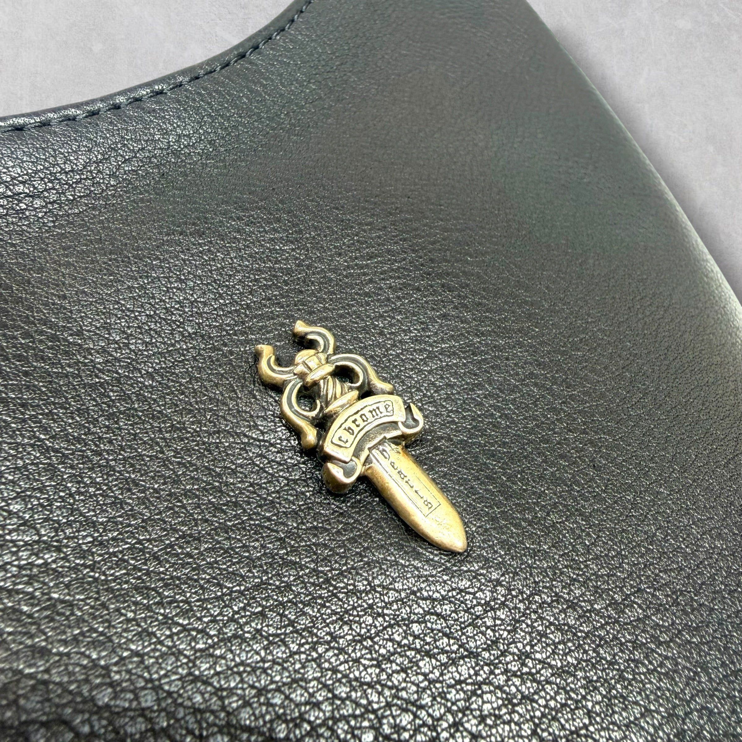 Chrome Hearts Chrome Hearts VIV Dagger Black Leather Handbag Size ONE SIZE - 6 Thumbnail