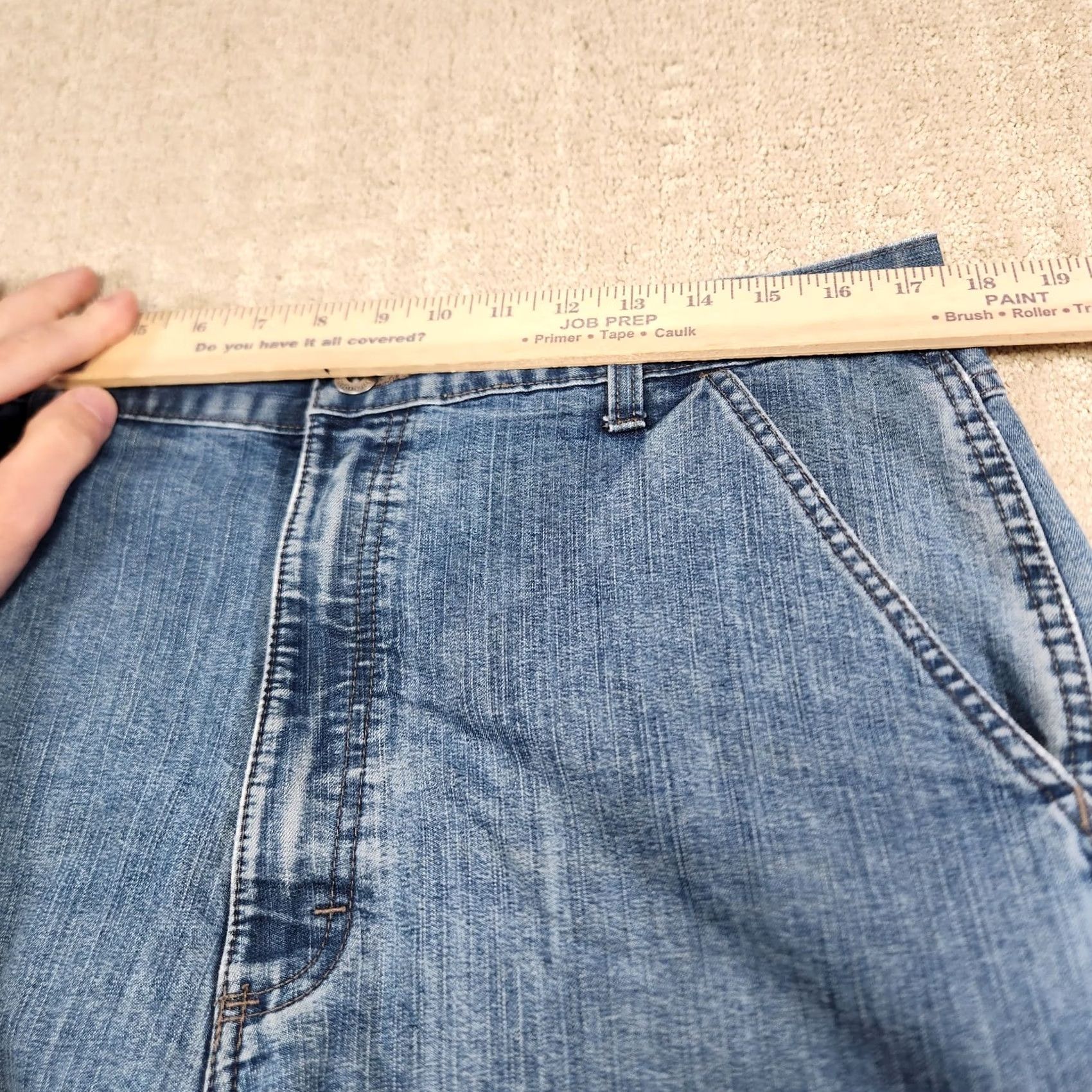 Wrangler VINTAGE Wrangler Denim Shorts Men 34 Cargo Jorts Workwear Baggy 90s Grunge Hip Hop Jeans Shorts Mens Size US 34 / EU 50 - 5 Thumbnail