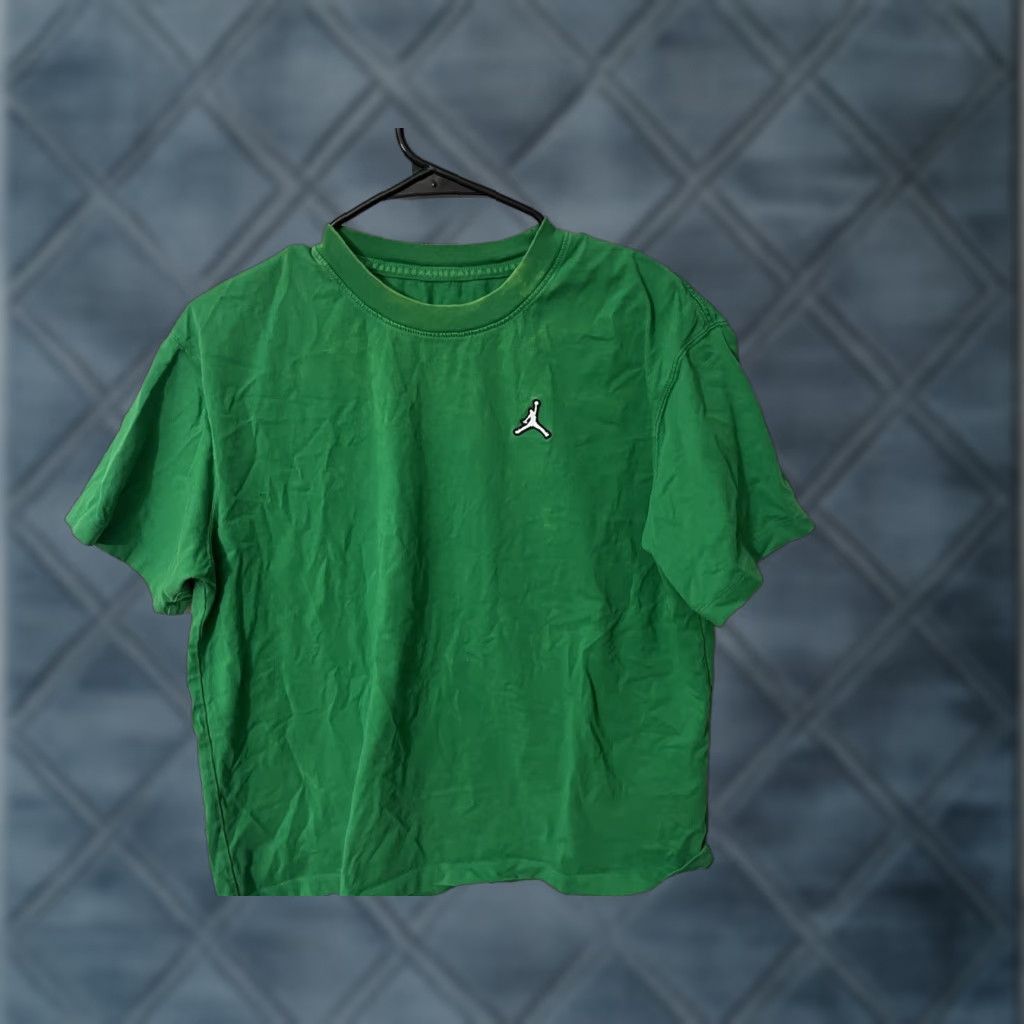 Essentials Essentials Women's Green T-Shirt Crew Neck Size M Casual 100% Cotton Short Sleeve Metal Size M / US 6-8 / IT 42-44 - 1 Thumbnail