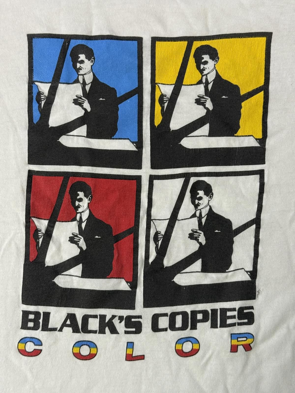 Hanes VTG T-shirt Black's Copies Color - CMYK Printing Company XL Size US XL / EU 56 / 4 - 3 Thumbnail
