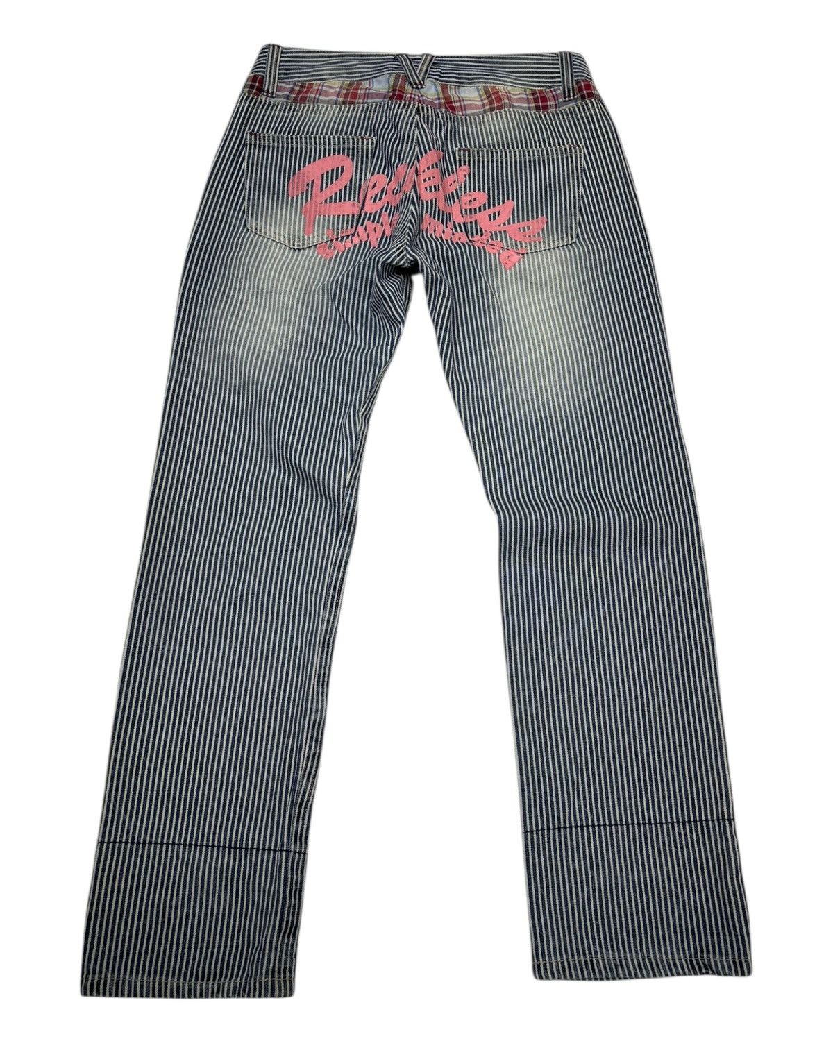 Hysteric Glamour × If Six Was Nine × Japanese Brand Vintage Colza Stripe Japanese Brand Punk Style Jeans Size 30" / US 8 / IT 44 - 2 Thumbnail