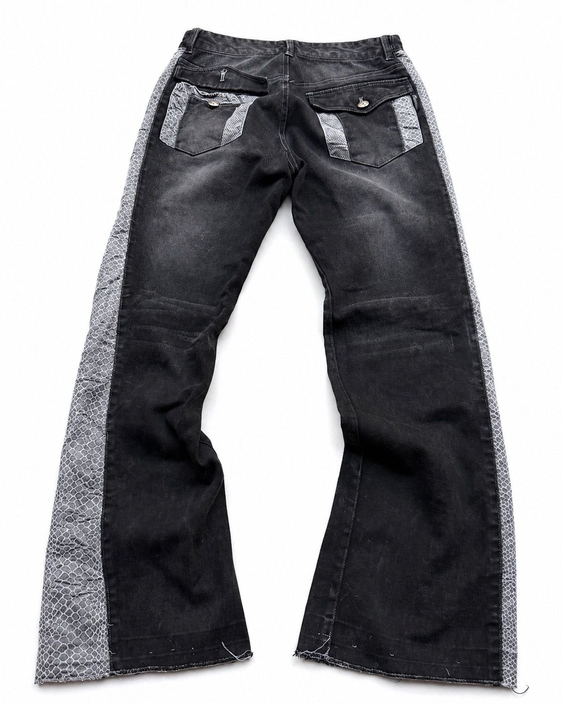 Japanese Brand Berning Sho flare jeans Size US 28 / EU 44 - 3 Thumbnail