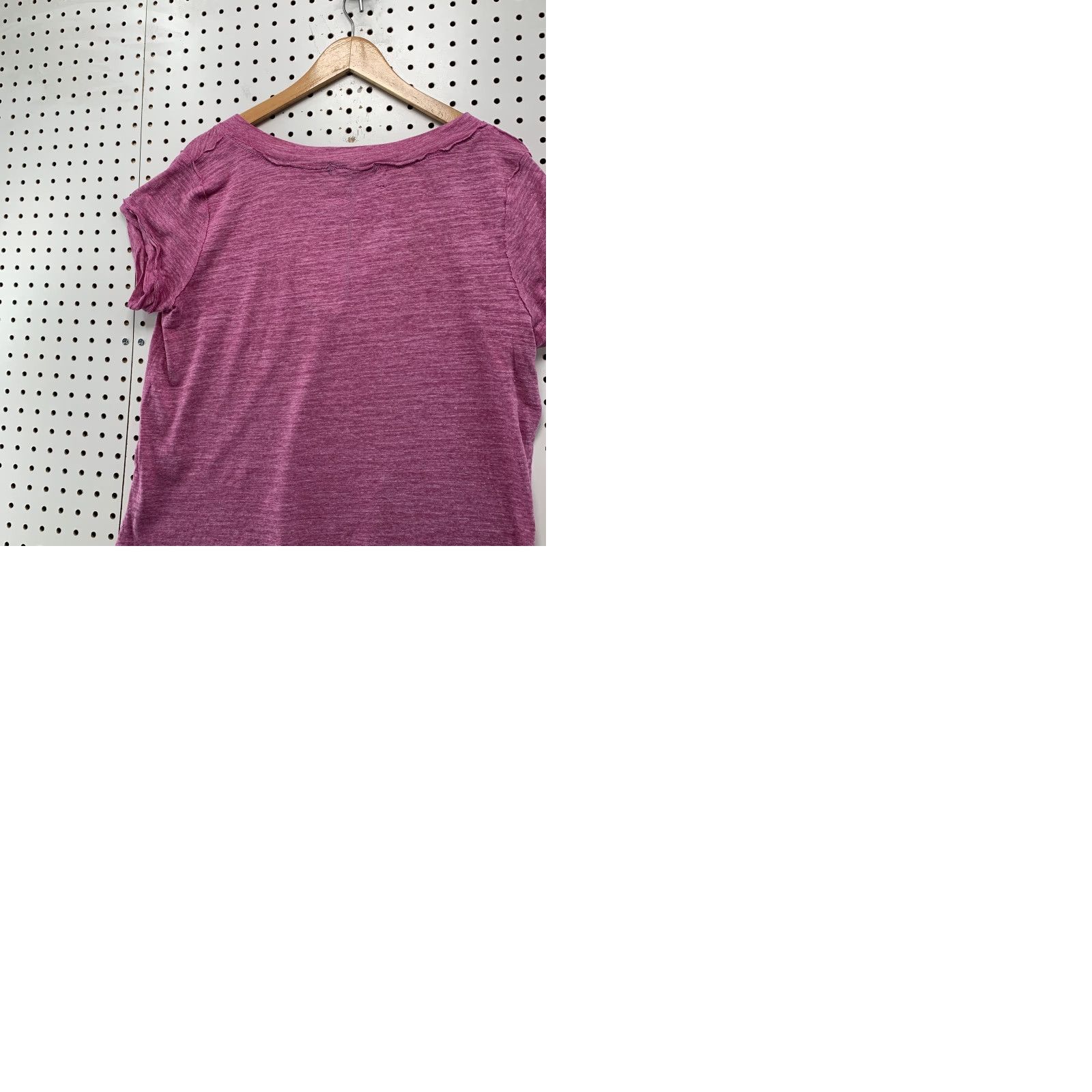 Vintage We The Free Womens Small Purple Distressed Syle Short Sleeve Top Shirt Size S / US 4 / IT 40 - 9 Thumbnail