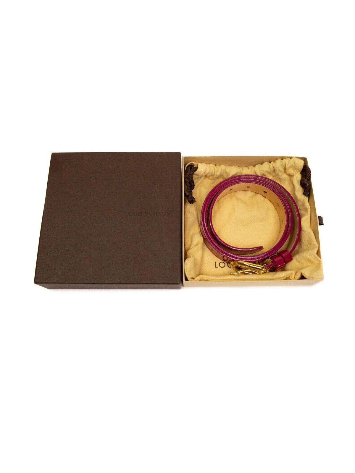 Louis Vuitton Louis Vuitton Womens Monogram Belt Pomdamul Red 10 Red Size ONE SIZE - 2 Thumbnail