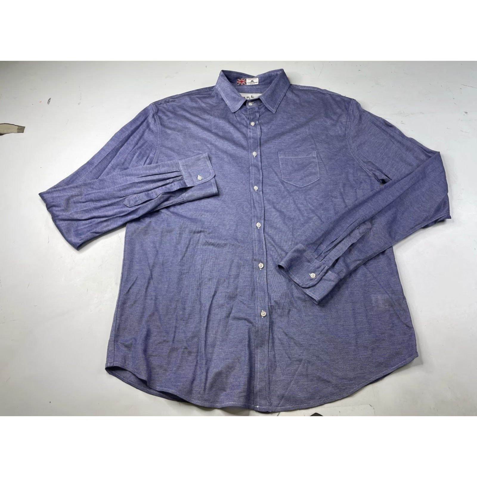 Frank & Eileen Frank & Eileen Thomas Mason Men's Button-Down Shirt Blue Size M Size US M / EU 48-50 / 2 - 2 Thumbnail