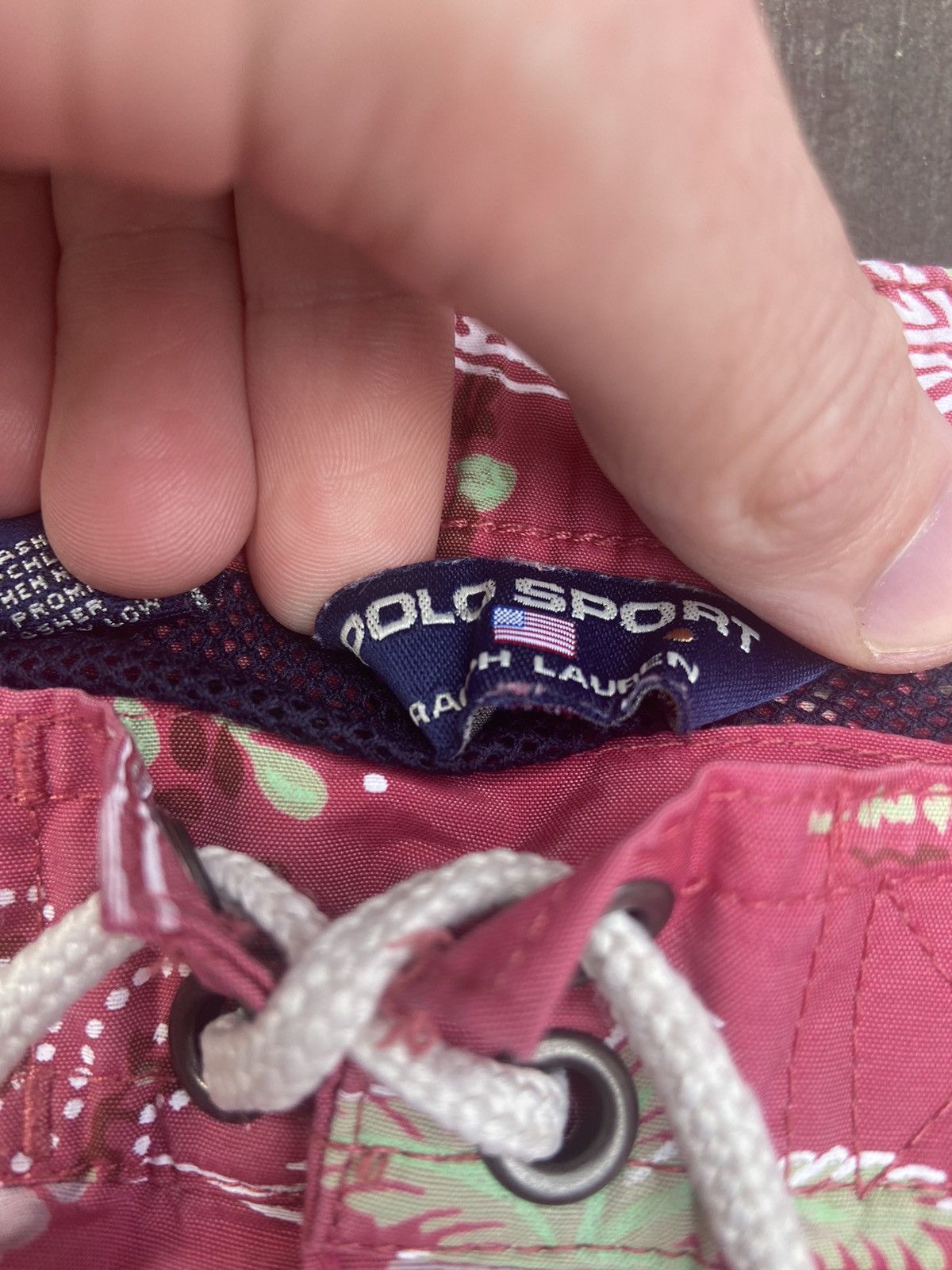 Polo Ralph Lauren × Vintage Vintage Polo Sport Swim Trunks XL 39” Y2K Hawaiian Floral Size US 39 - 4 Thumbnail