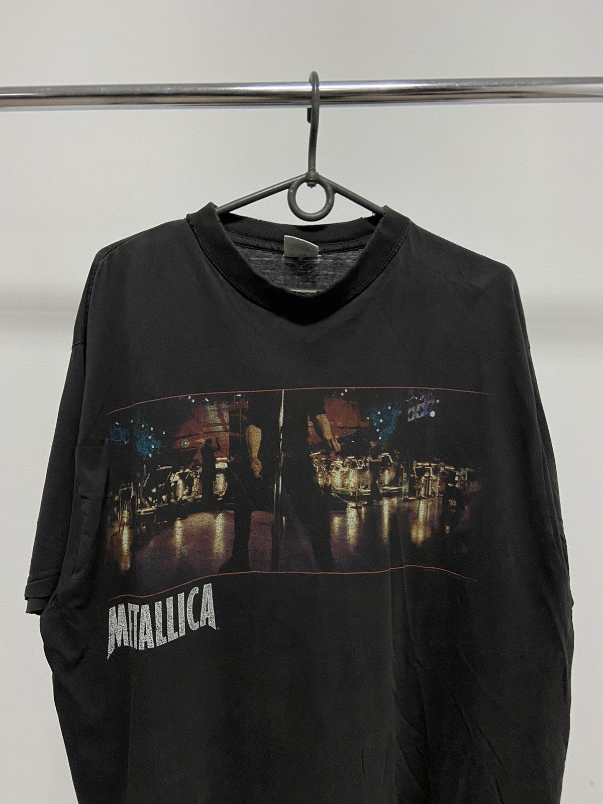 Metallica × Vintage Metallica S&M 1999 Vintage T shirt Big Logo Rock Size US XL / EU 56 / 4 - 3 Thumbnail