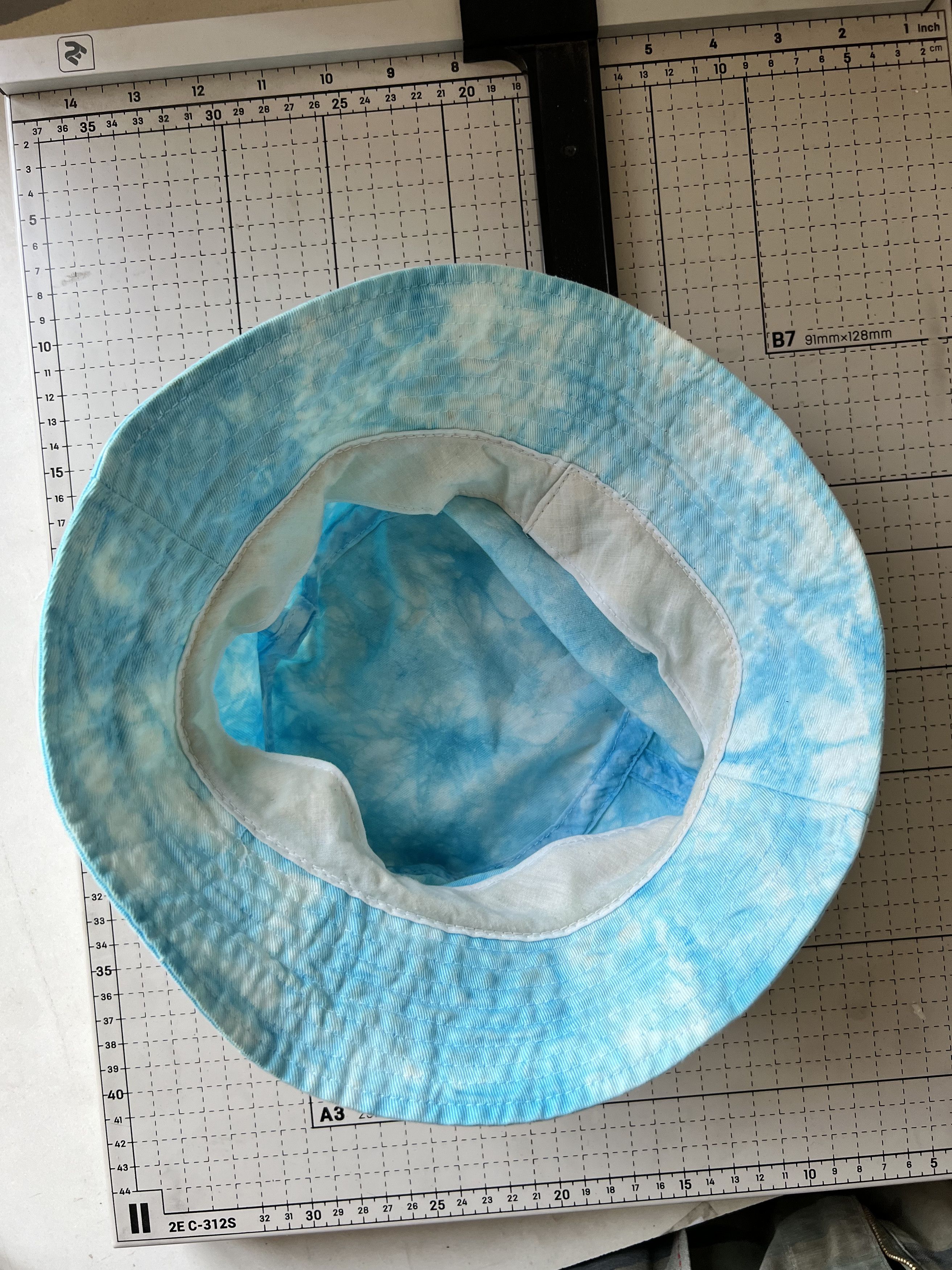 Killer Acid Vintage Tie Die Bucket Sky Hat Size ONE SIZE - 3 Thumbnail