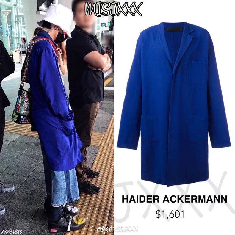 Haider Ackermann Haider Ackermann Blue Cargo Trench Coat Size US S / EU 44-46 / 1 - 1 Thumbnail