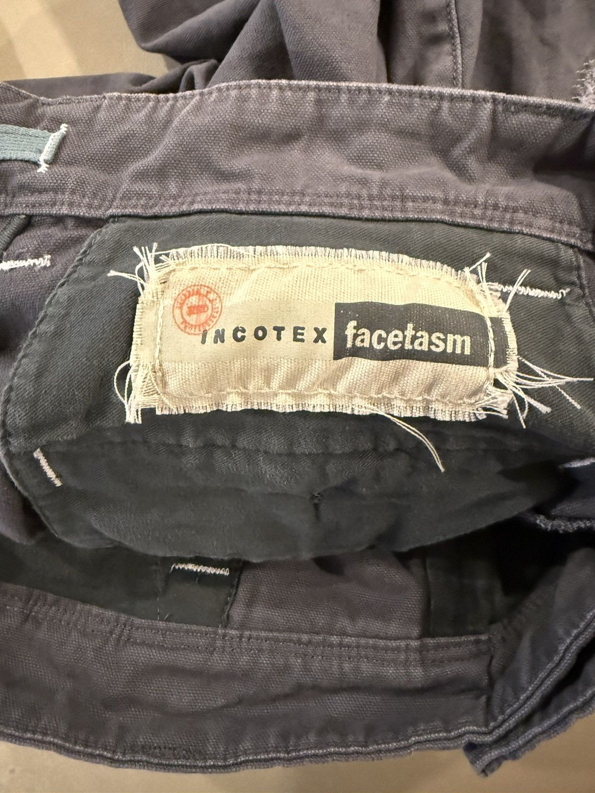 Facetasm × Incotex Gray Distressed Effect Pants Size US 30 / EU 46 - 9 Thumbnail