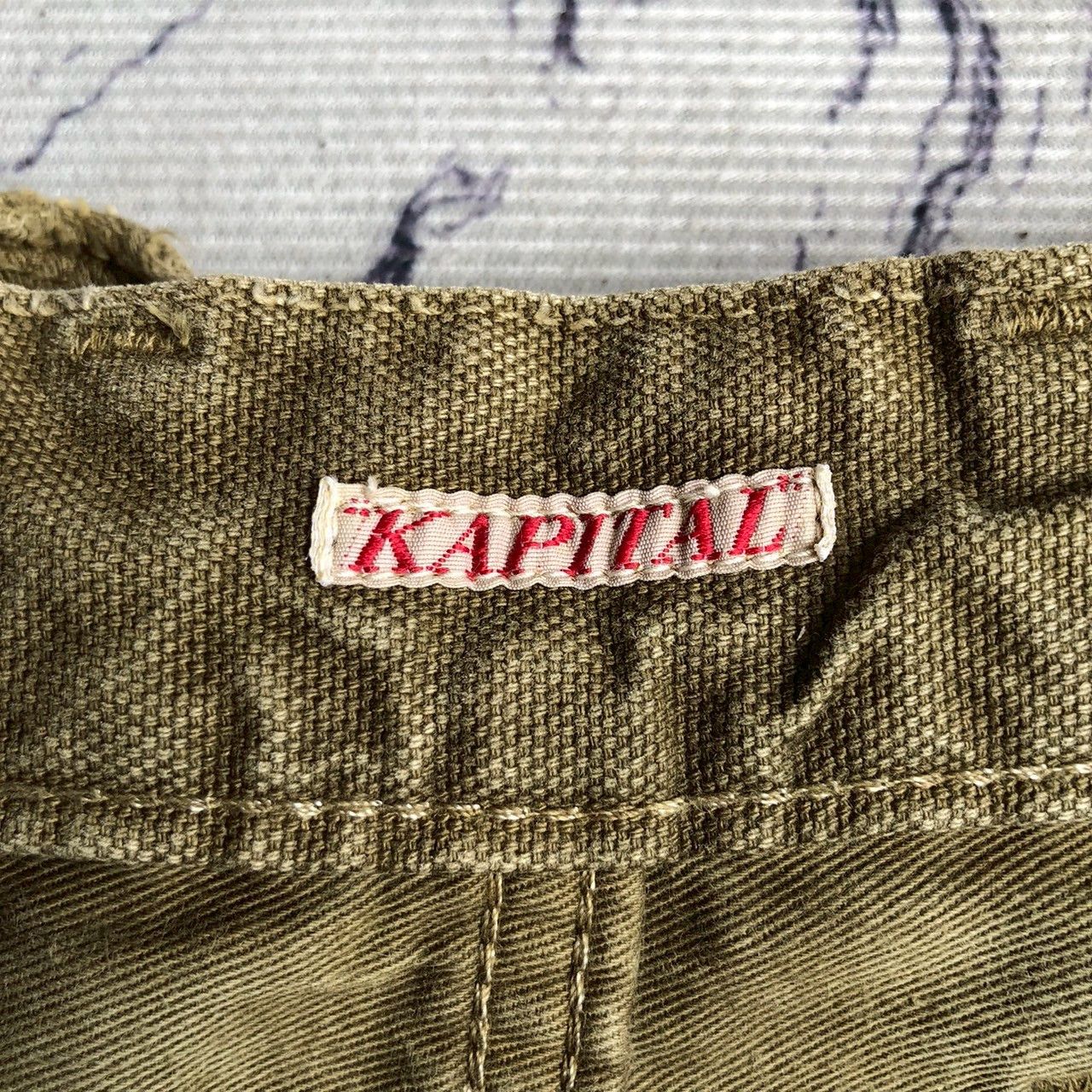 Kapital Vintage Kapital Canvas Work Pants Size US 27 - 9 Thumbnail