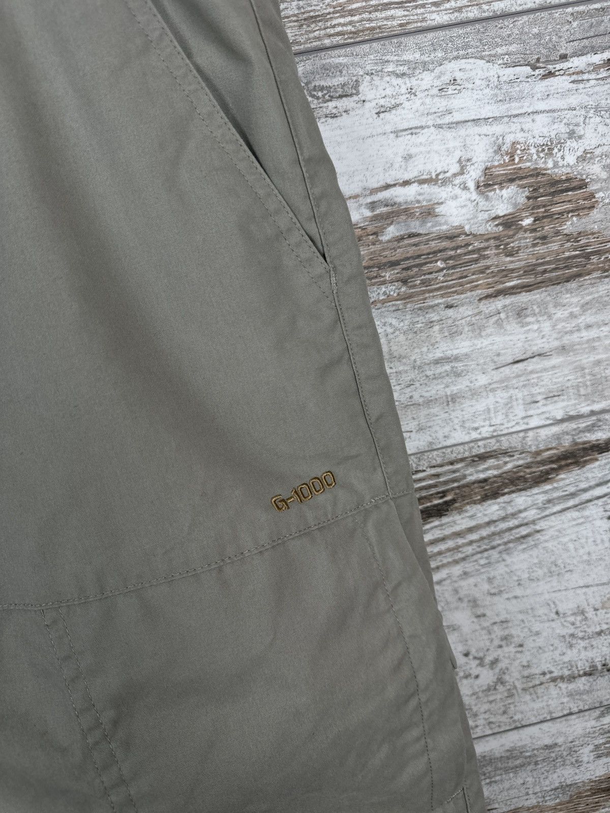 Fjallraven Mens Vintage FjallRaven g1000 cargo pants waxed Carl trouser Size US 36 / EU 52 - 6 Thumbnail
