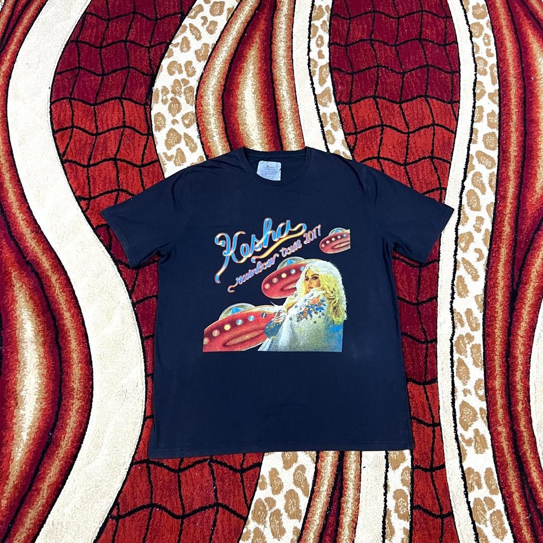 Band Tees Vintage Kesha American Singer Tour 2017 Rare T Shirt Size US XL / EU 56 / 4 - 2 Thumbnail