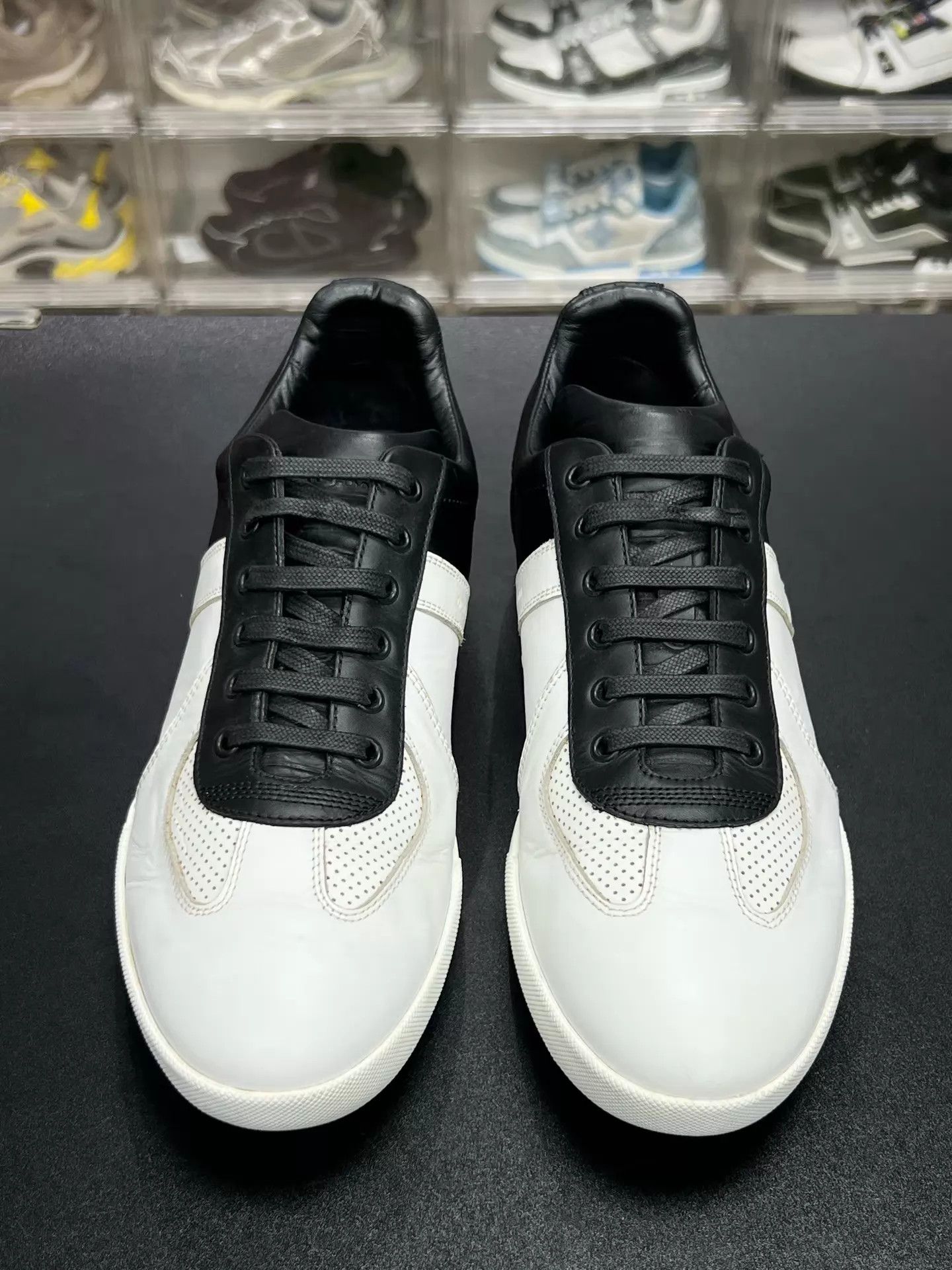 Dior DIOR B01 Black & White Leather German Trainer 42.5 Size US 9.5 / EU 42-43 - 2 Thumbnail