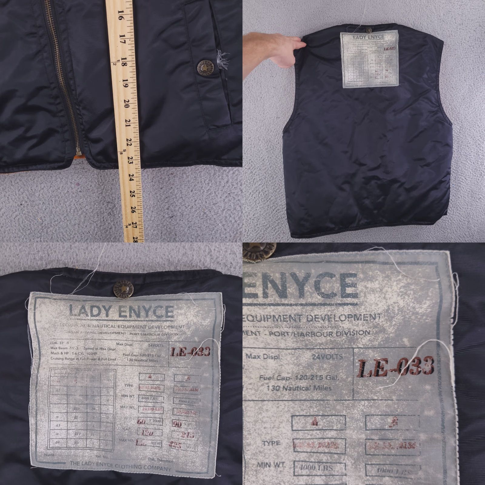 Etro VINTAGE Encye Puffer Jacket Mens Small Vest Down Fill Lady Black Orange Retro y2k Size US S / EU 44-46 / 1 - 8 Thumbnail