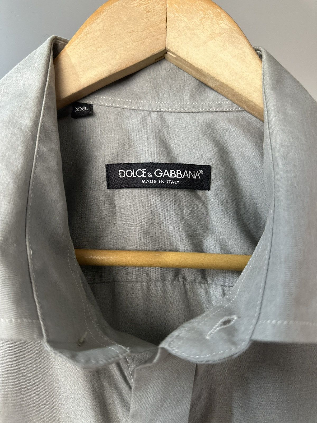 Dolce & Gabbana Dolce & Gabbana Gold Shirt Size XL Black Logo Made in Italy Size US XXL / EU 58 / 5 - 11 Thumbnail