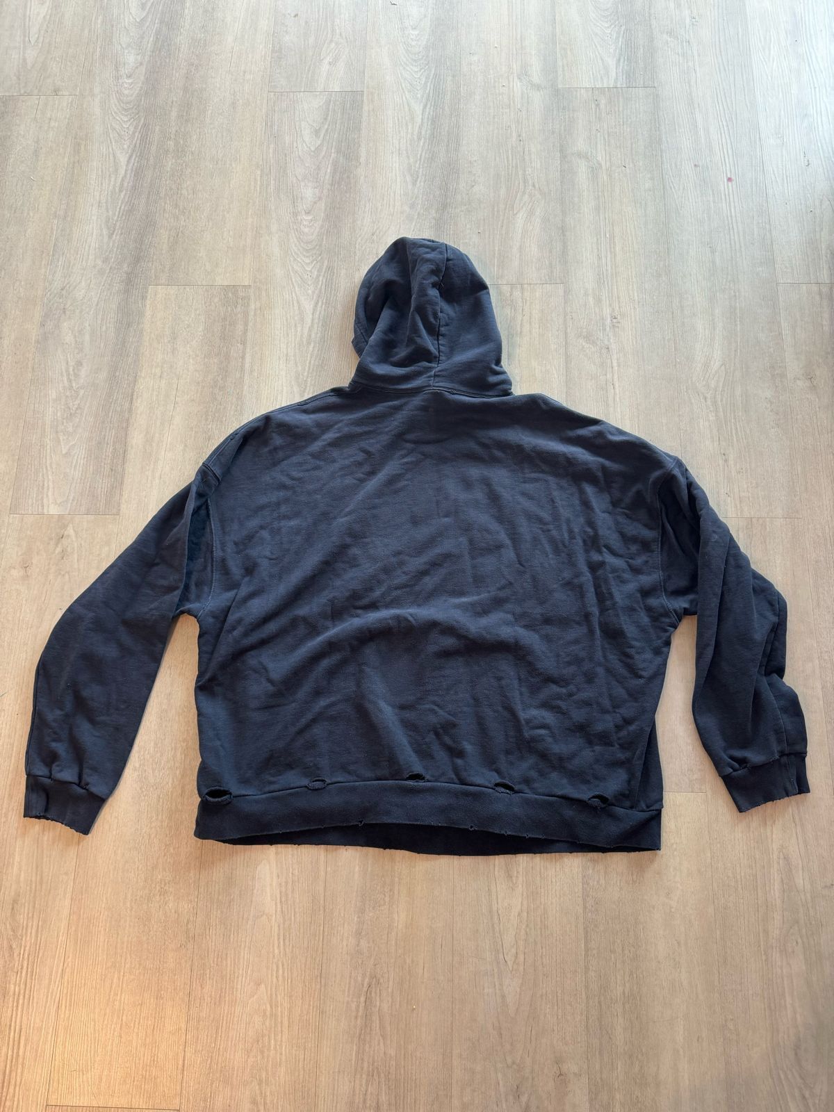 Balenciaga No Comment Hoodie Wide Fit Size US L / EU 52-54 / 3 - 3 Thumbnail