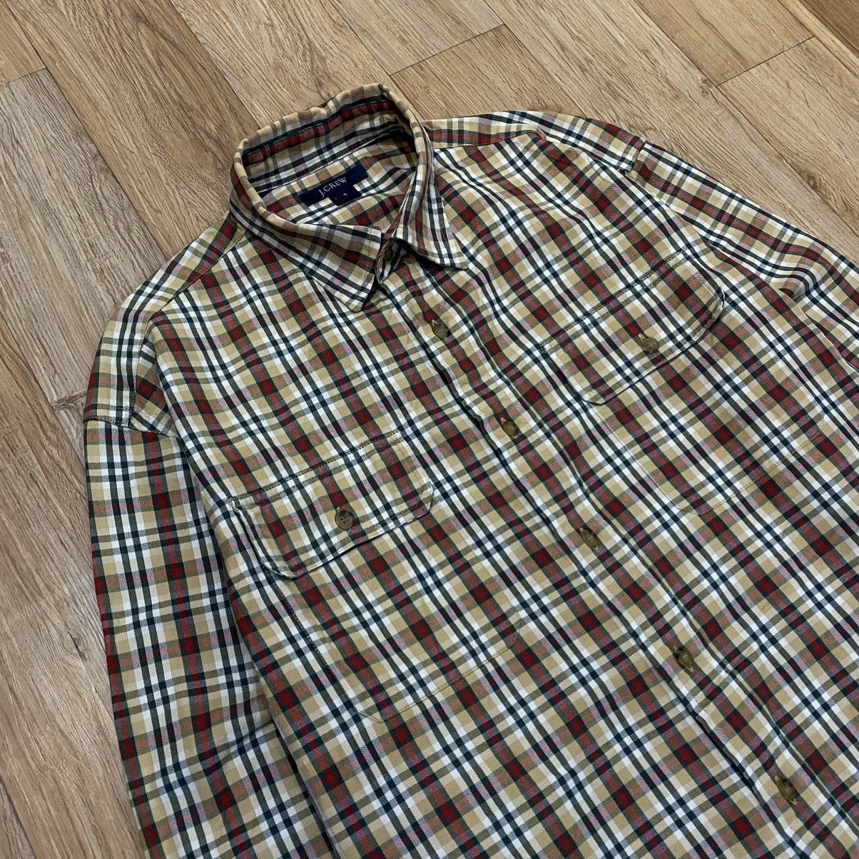J.Crew 2000s J.Crew Plaid Button Up Shirt Size US M / EU 48-50 / 2 - 2 Thumbnail