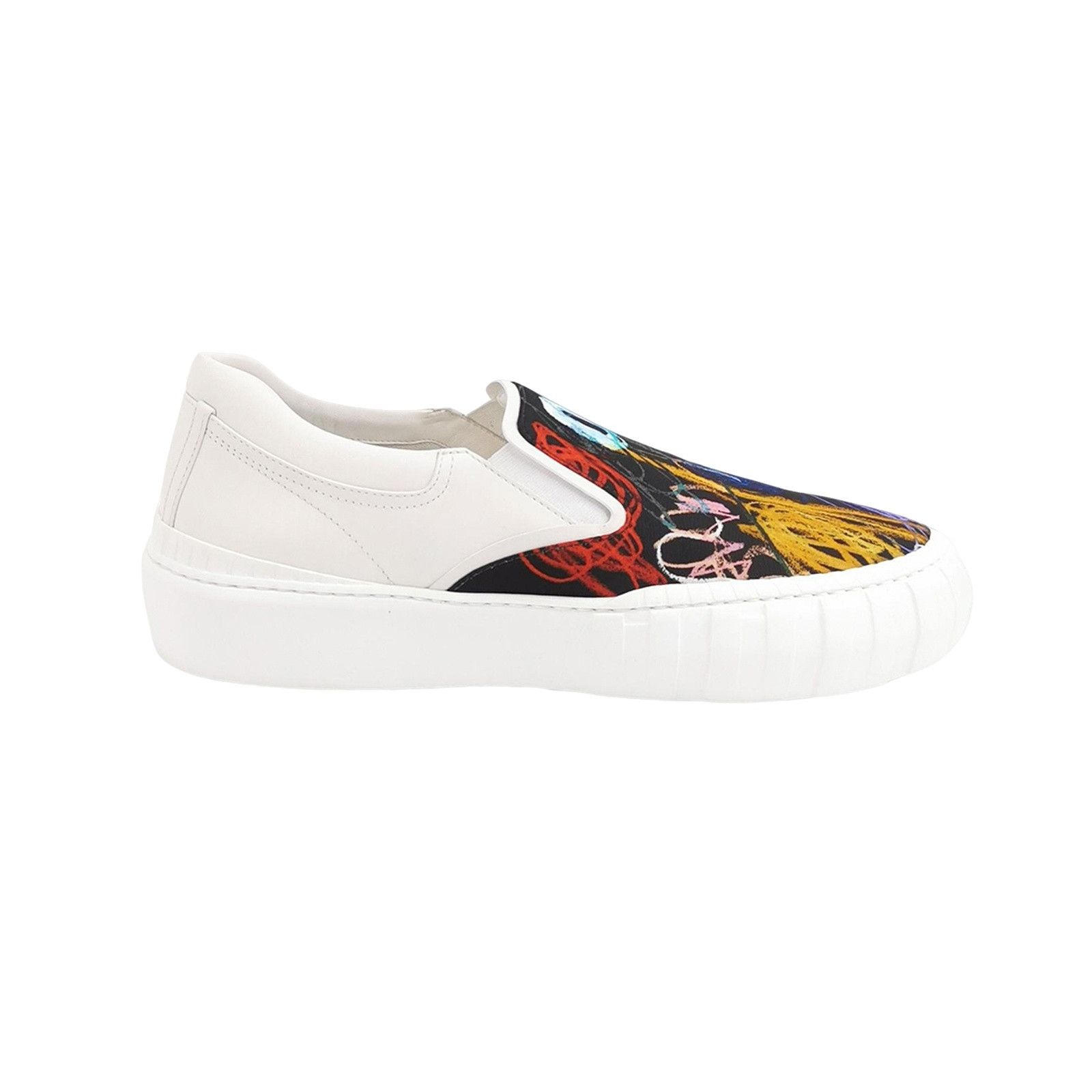 Fendi Fendi Graffiti Print Slip On Sneakers EU 44 Size US 11 / EU 44 - 1 Thumbnail