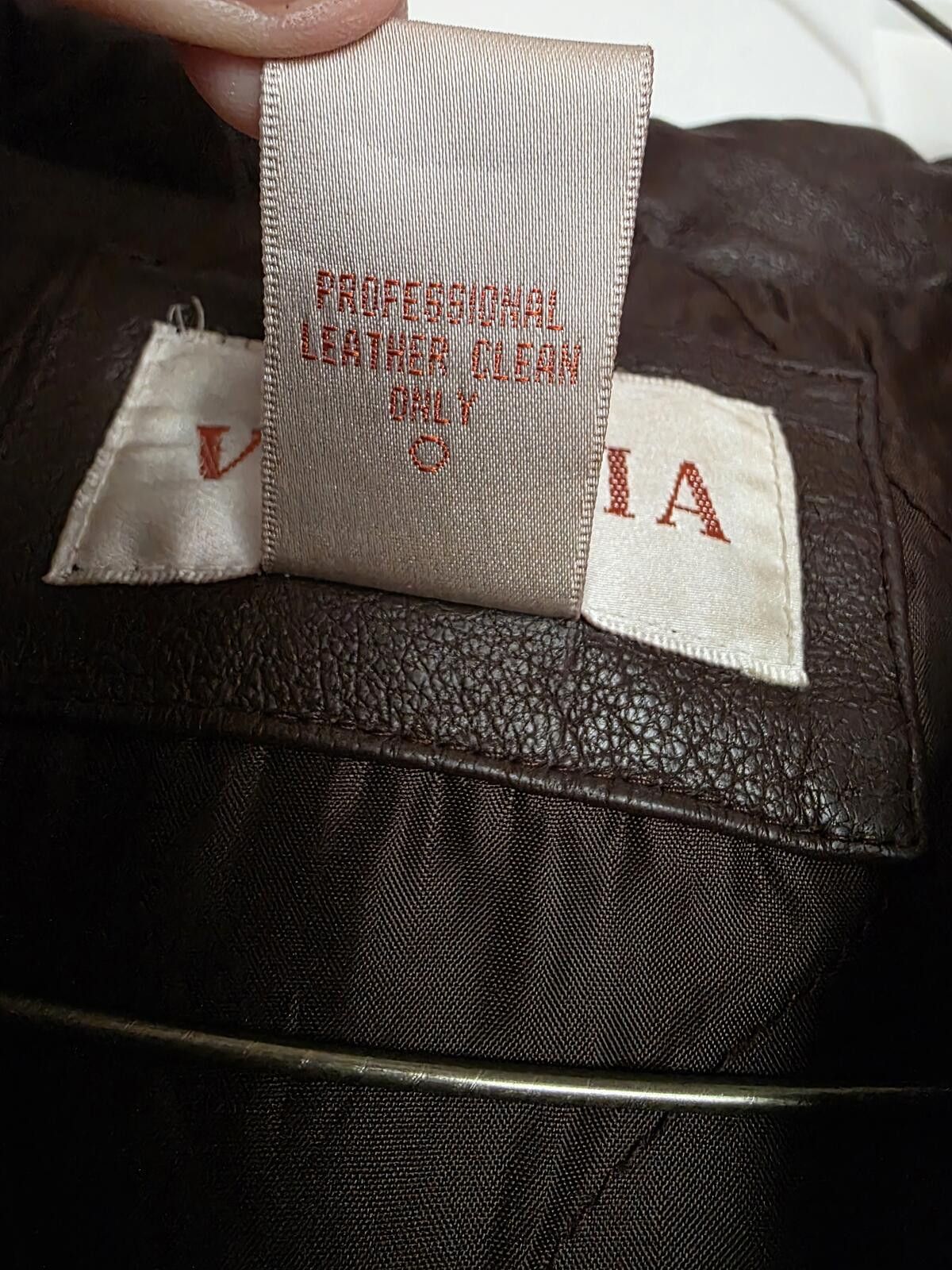 Barena Venezia Vintage Venezia Genuine Leather Brown Long Jacket Size 18W Size XXL / US 16-18 / IT 52-54 - 5 Thumbnail