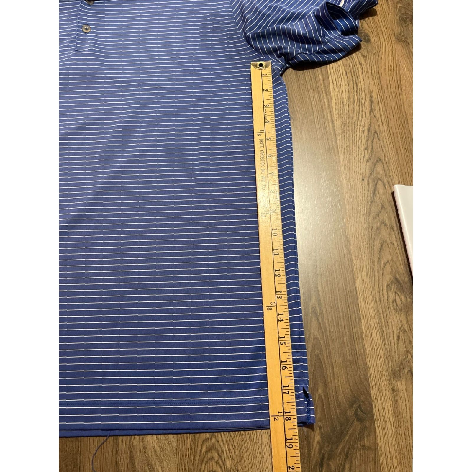 Nike Nike Golf Shirt Men’s Large Blue Striped Polo Size US L / EU 52-54 / 3 - 6 Thumbnail