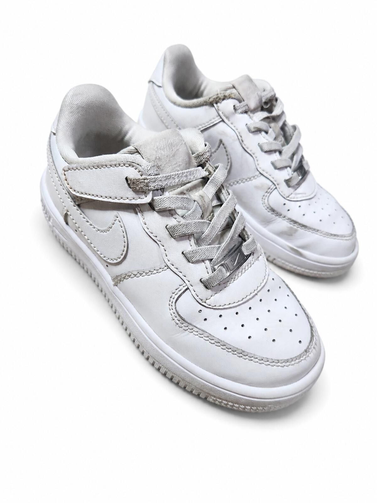 Nike Nike Air Force 1 White Kids Leather Sneakers Size 12C Size US 5 / EU 37 - 1 Thumbnail
