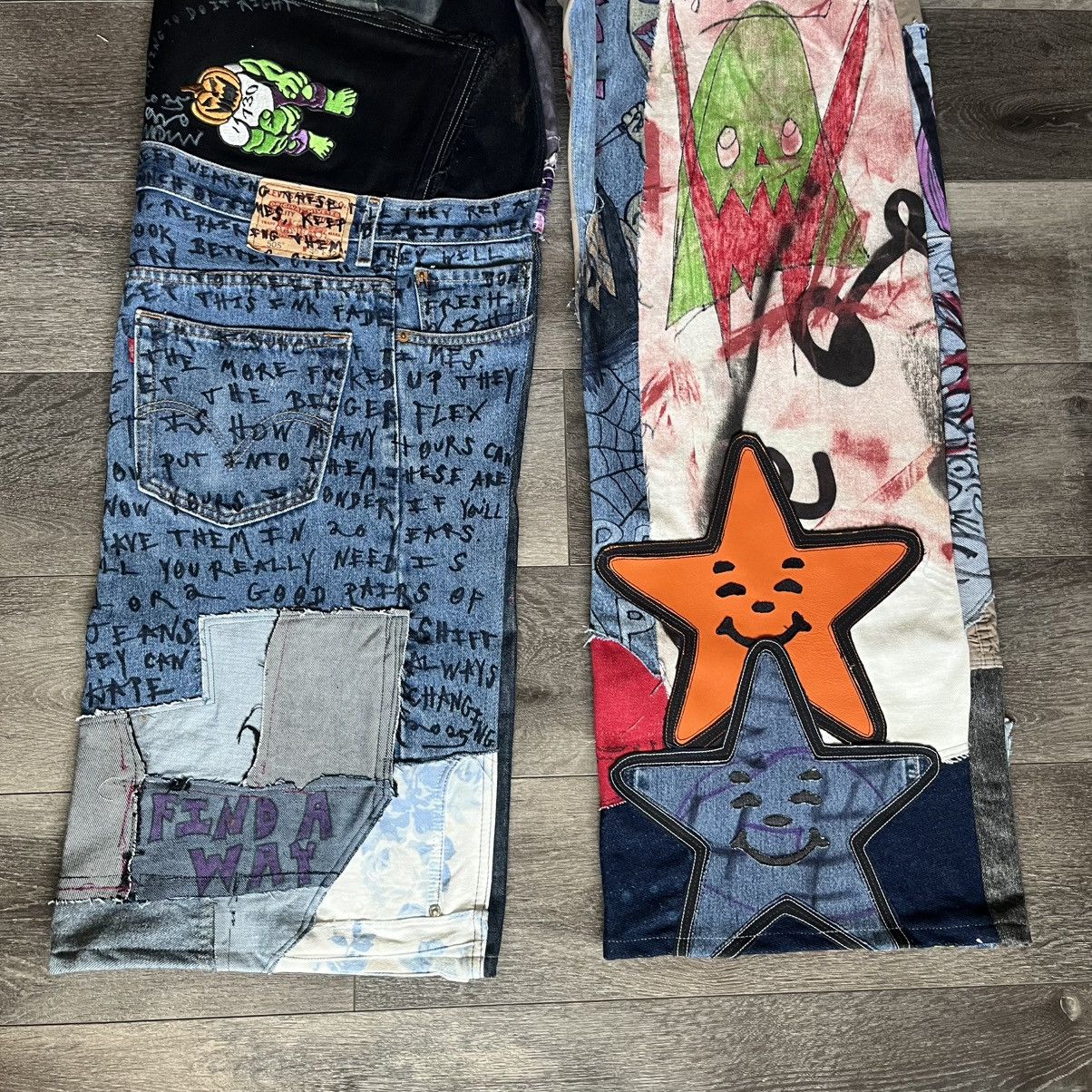 Asspizza Asspizza PWYW Pay What You Want Denim Jeans Patchwork Custom Size US 38 / EU 54 - 8 Thumbnail