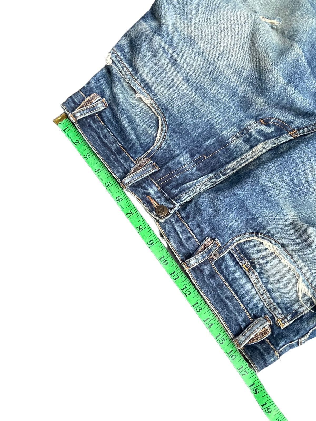 Volcom Volcom Stone Baggy Distresed Denim Size US 35 - 21 Thumbnail