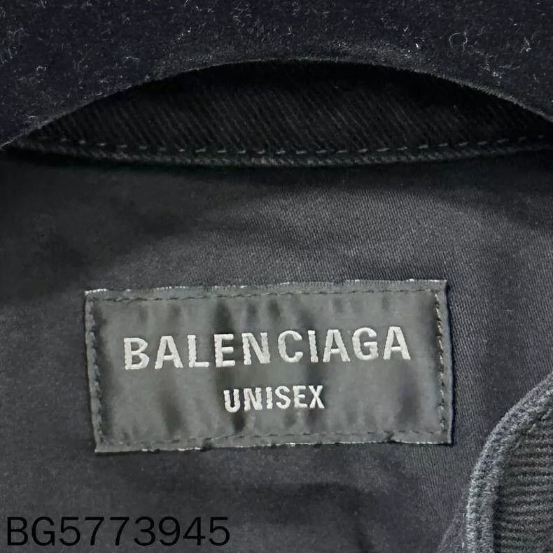 Balenciaga Balenciaga Double Ring Denim Bomber Jacket Size US L / EU 52-54 / 3 - 5 Thumbnail