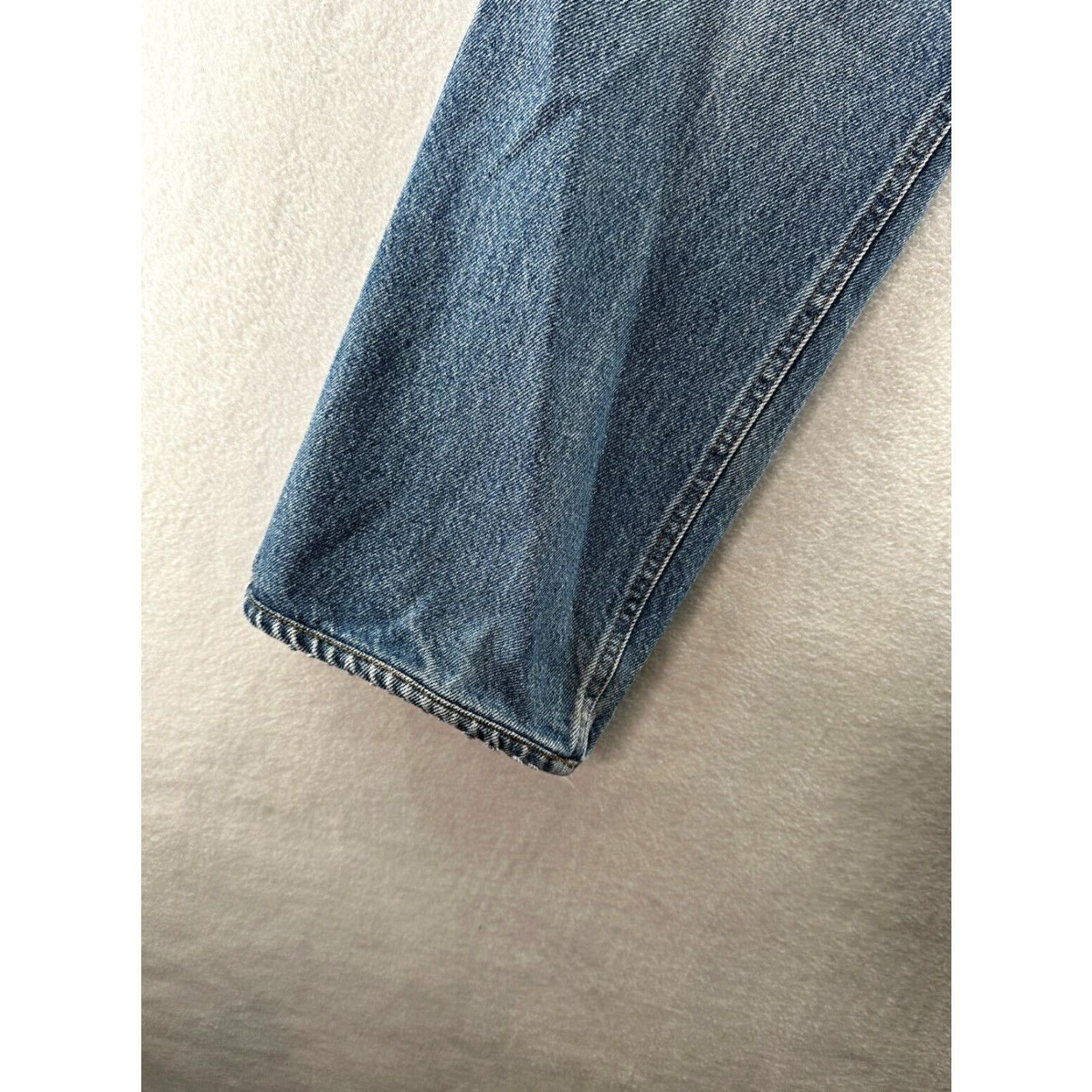 Vintage R.M. Williams Jeans Mens 36 Regular Straight Blue Denim 5-Pocket Zip Cotton Cowboy Western Straight Leg Size US 36 / EU 52 - 6 Thumbnail