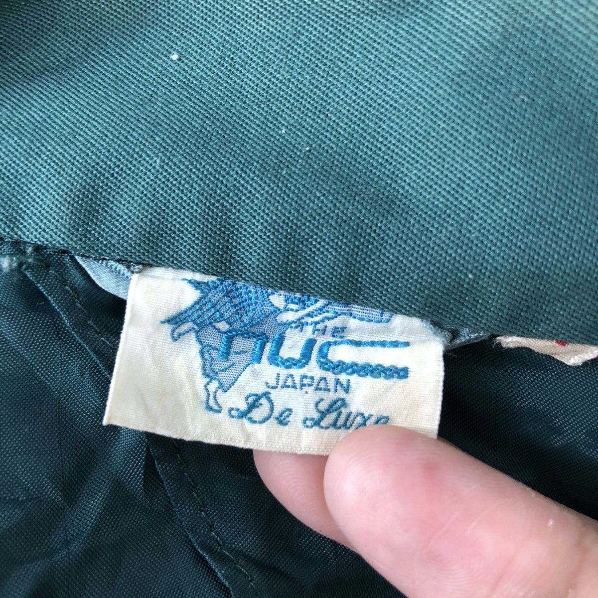 Indigo × Japanese Brand × Vintage Vintage 90s The Nuc Japan De Luxe Jacket Rockabilly Indigo Size US XL / EU 56 / 4 - 5 Thumbnail