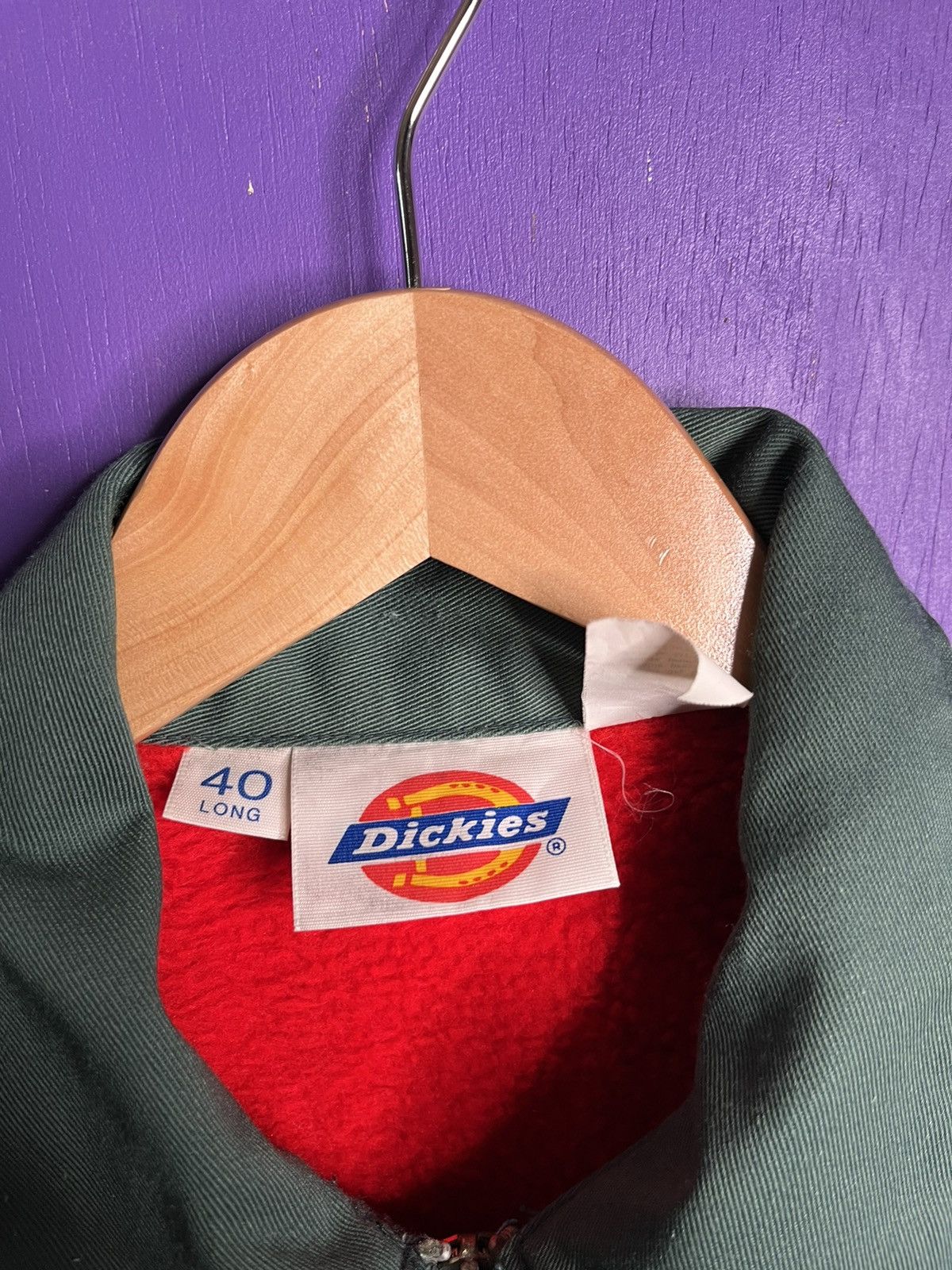 Dickies × Vintage Vintage 90s Dickies fleece lined work jacket Size US L / EU 52-54 / 3 - 4 Thumbnail