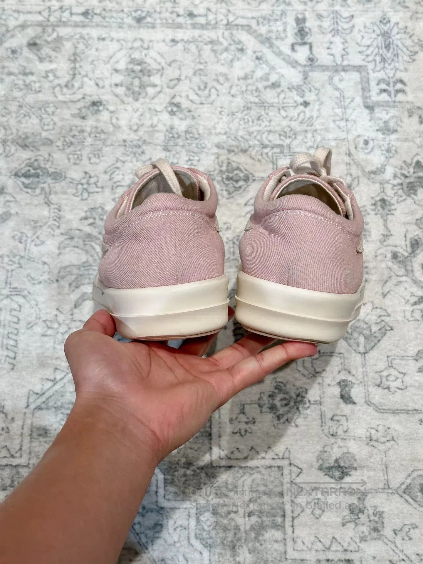 Rick Owens Rick Owens x Vans Canvas Pink Shoes. Size US 8.5 / EU 41-42 - 6 Thumbnail