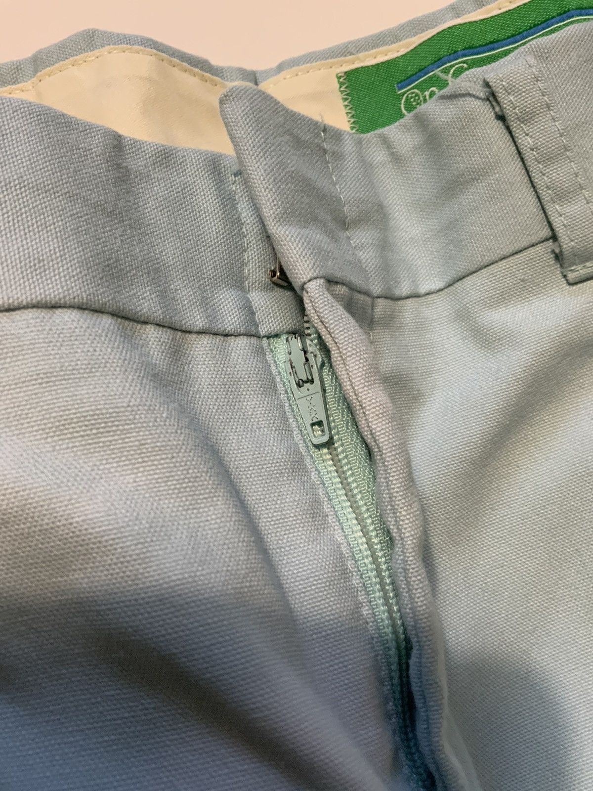 Vintage VTG 80s On Course Wide Leg Golf YKK Zipper Chino Work Pants Size US 36 / EU 52 - 9 Thumbnail