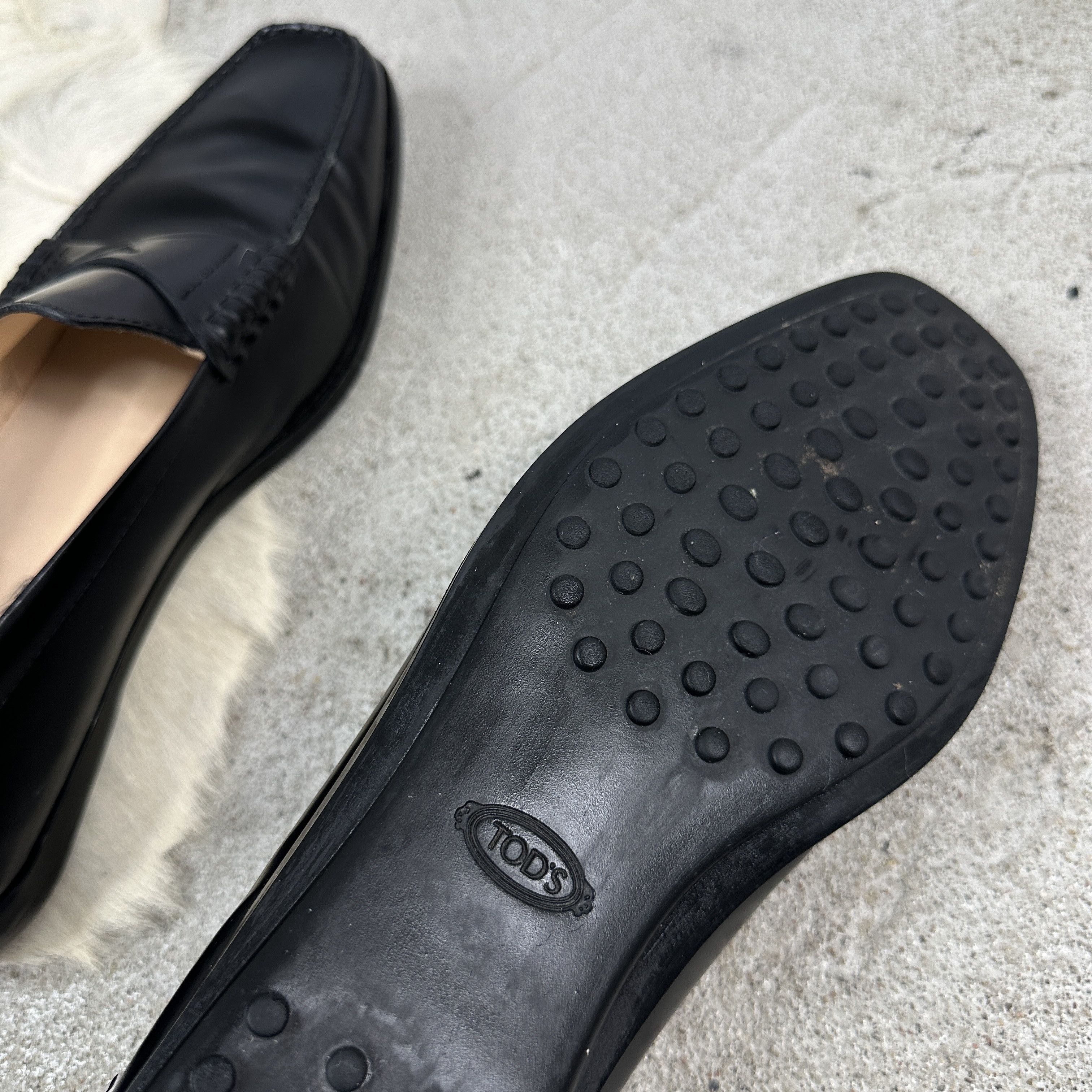 Tod's × Vintage Vintage Avant Garde Y2K Formal Casual TOD’S Loafers Size US 11 / IT 41 - 9 Thumbnail