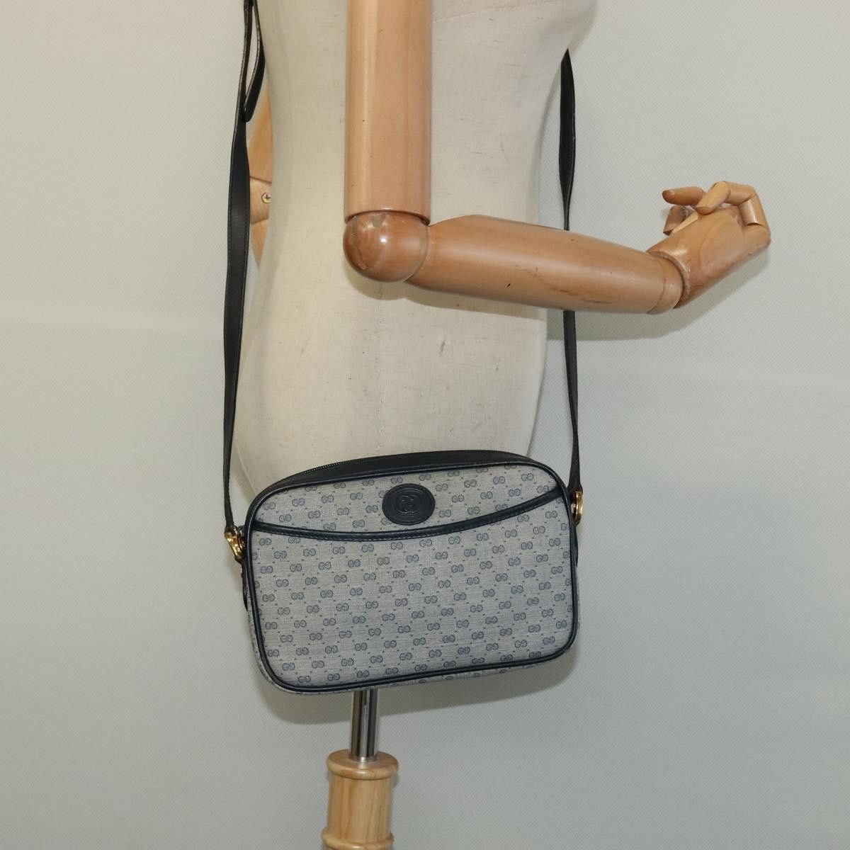 Gucci GUCCI Micro GG Supreme Shoulder Bag Pvc Navy Gold 007 904 Size ONE SIZE - 20 Thumbnail