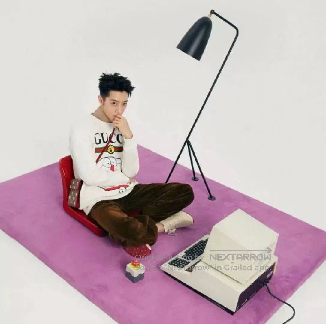 Gucci Gucci x Doraemon Collaboration White Sweatshirt. Size US XL / EU 56 / 4 - 6 Thumbnail
